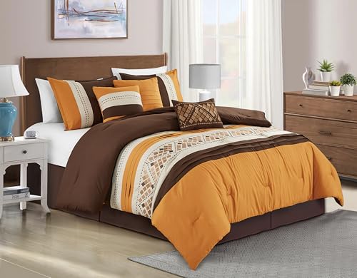 Orange Brown Geometric