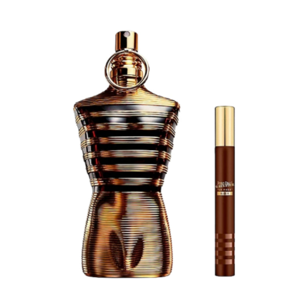 Jean Paul Gaultier Le Male Elixir Eau de Parfum 2-Piece Gift Set (125ml) - Luxury Fragrance for Men, Romantic Date Night & Special Occasions