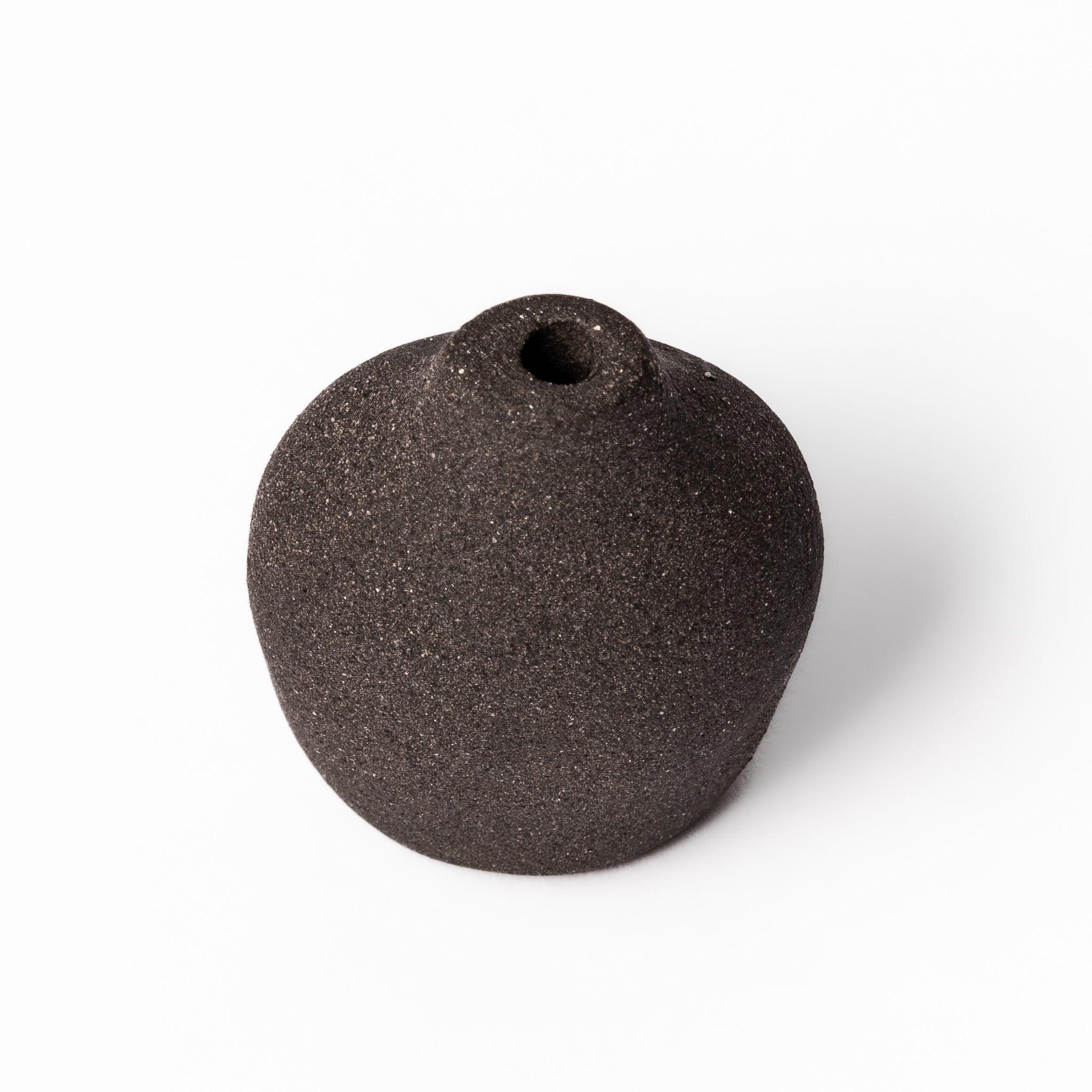 Minimalist Ceramic Bud Vase - Small White Flower Vase for Home Decor, Wedding Centerpieces & Tabletop Arrangements