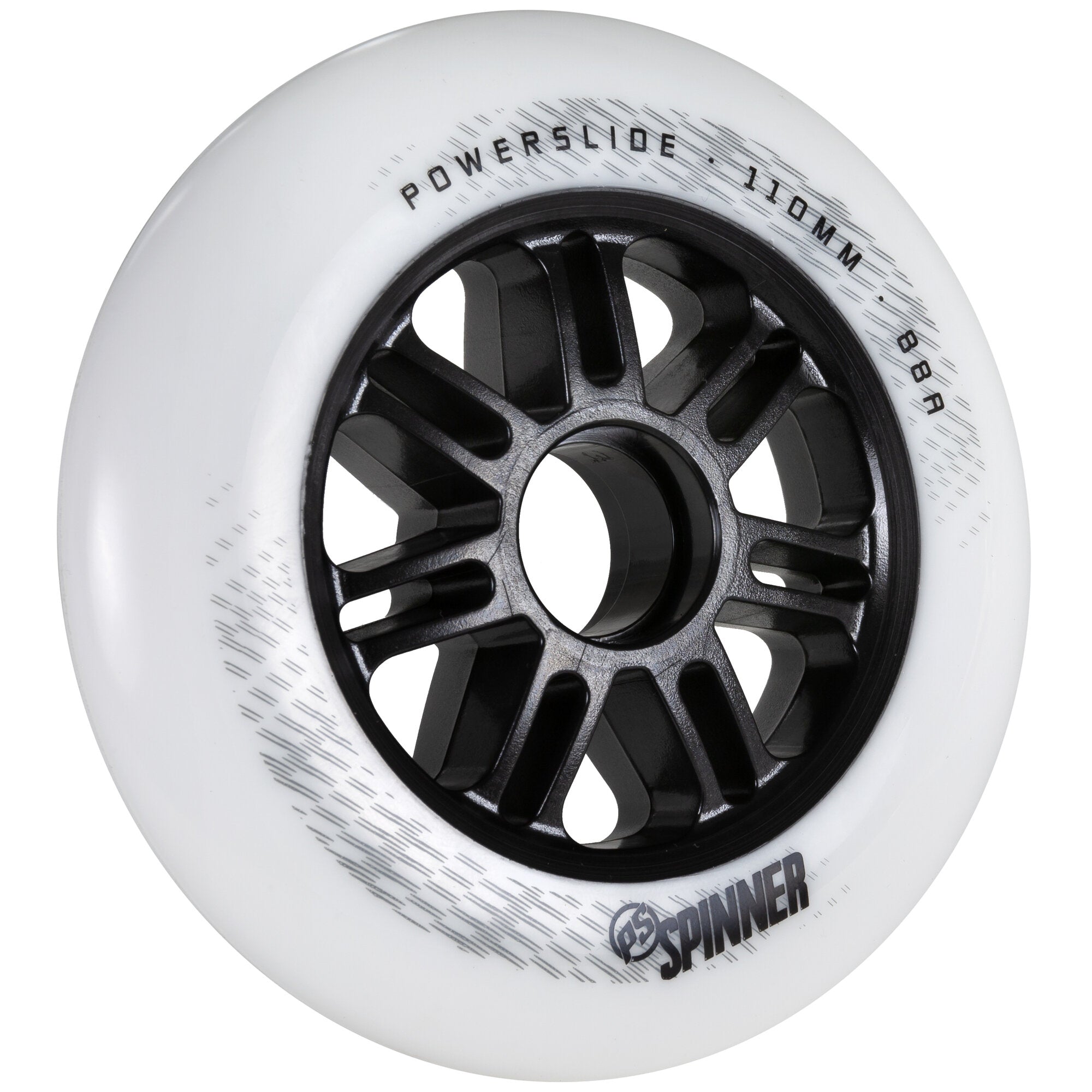 110/88A White Spinner Wheels - 3 Pack for Skateboards, Scooters & Roller Skates - High Performance & Durable