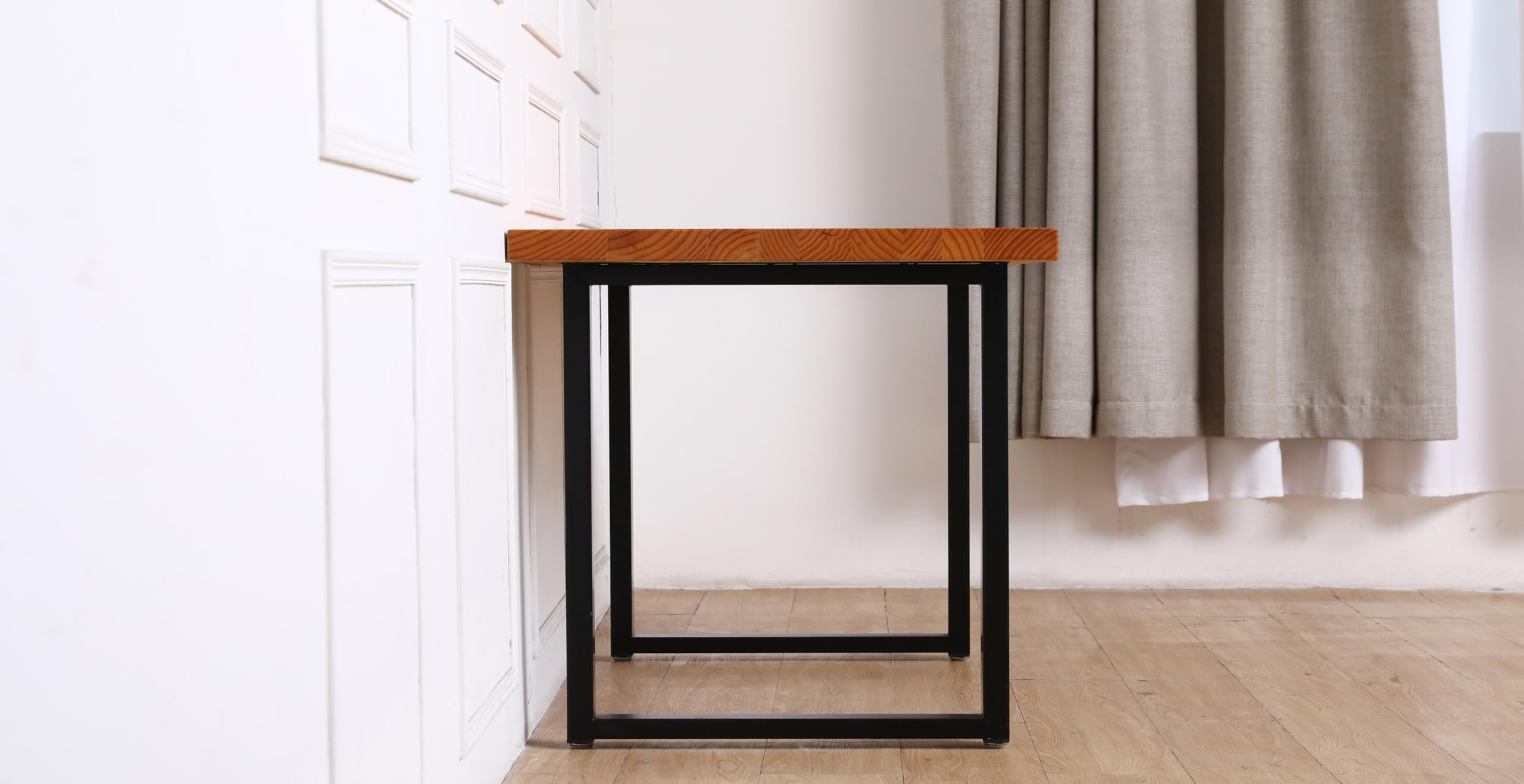 28 Inch Heavy Duty Metal Table Legs for DIY Furniture - Dining Table, Coffee Table, Computer Desk (28”H x 17.7”W Rectangle) | Sturdy & Durable for Home Office, Restaurant, and Workshop Use
