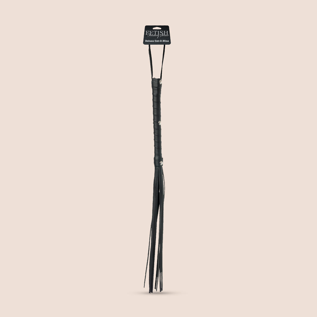 Premium Cat O' Nine Tails Whip - High-Quality Leather Flogger for BDSM, Spanking & Sensation Play | Perfect for Couples, Roleplay & BDSM Enthusiasts