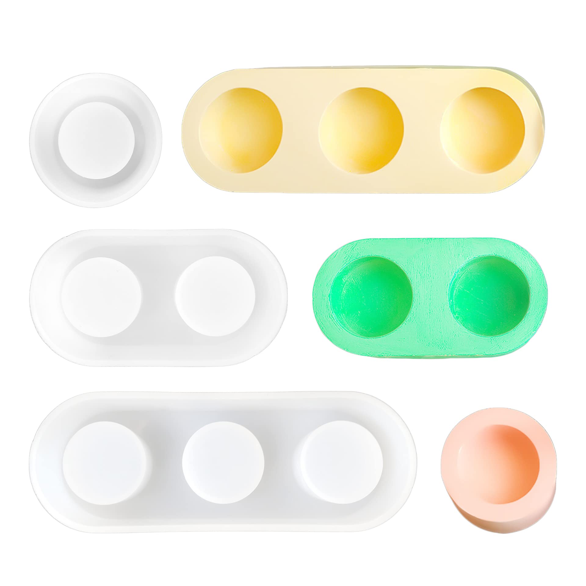 Yalulu 3Pcs Tealight Candle Holder Resin Molds - DIY Silicone Molds for Epoxy Candlestick Making, Home Decor Crafts | Perfect for Wedding Centerpieces, Holiday Decorations & Romantic Ambiance Lighting