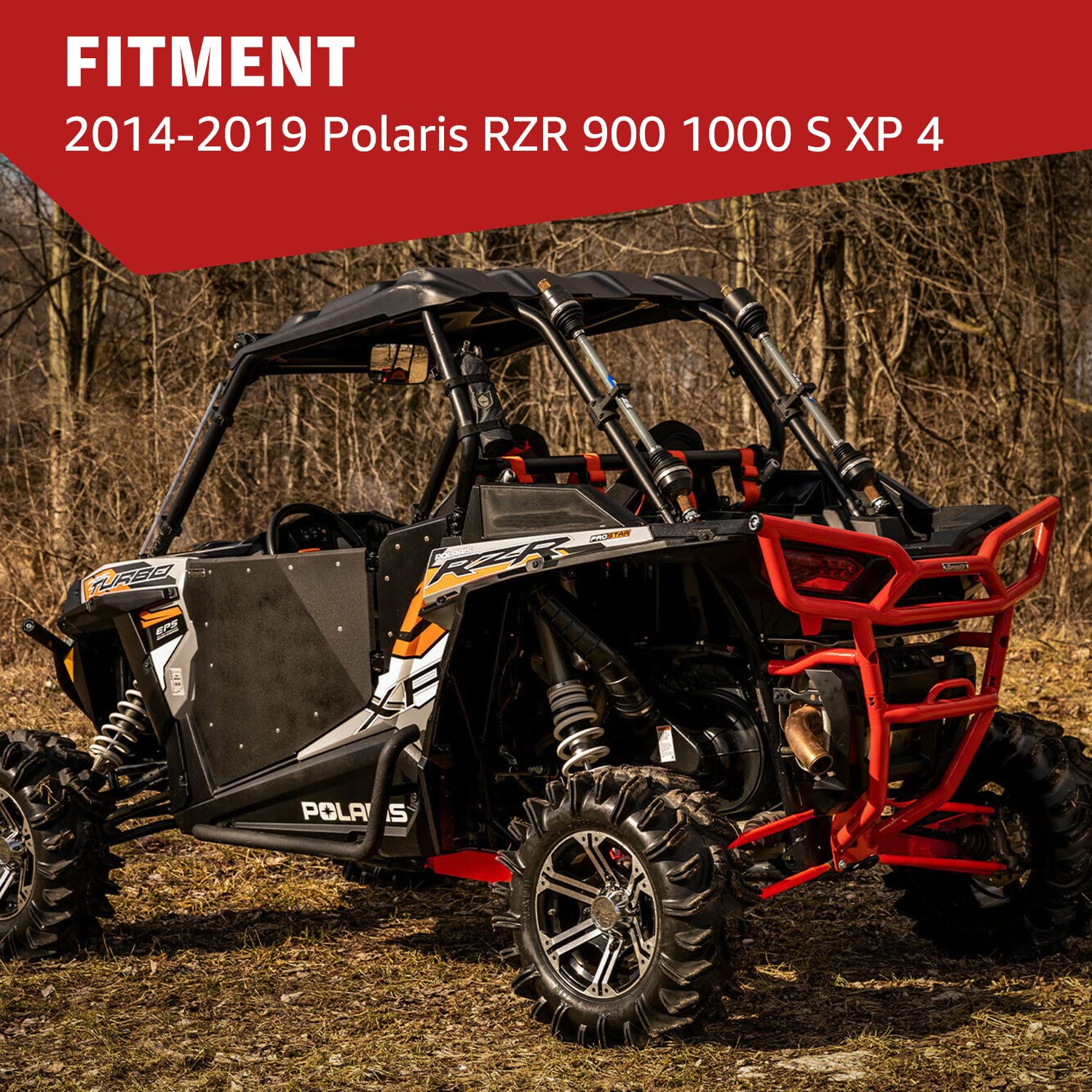 HAKA TOUGH LED Tail Lights for Polaris RZR PRO XP/XP4 (2020-2021) & RZR PRO R (2022) - Smoked Rear Brake Light Assembly, Durable Stop Lamps Kit Accessories | Perfect for Off-Road Adventures, Night Riding & Enhanced Safety