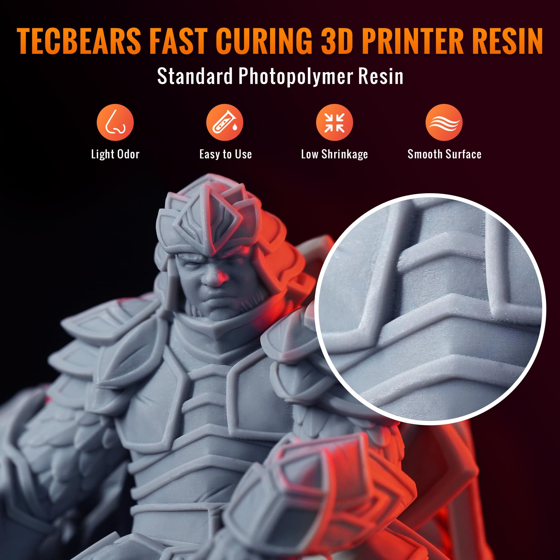 Premium 10KG 3D Printer Resin Bundle - 405nm UV Curing Standard Resin for LCD 3D Printers | Fast Curing Photopolymer Resin with Low Shrinkage & High Precision | 1KG Bottles | Ideal for Miniatures, Jewelry Making & Prototyping