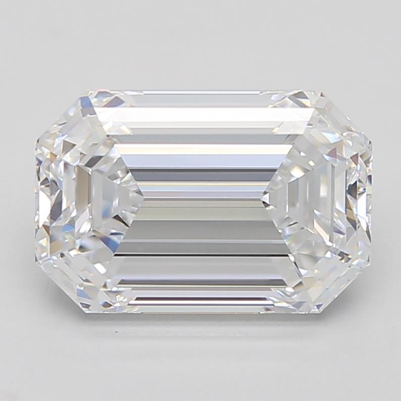 3.14 Carat Lab-Grown Emerald Diamond Ring - Eco-Friendly & Conflict-Free for Engagement, Wedding, Anniversary & Special Occasions