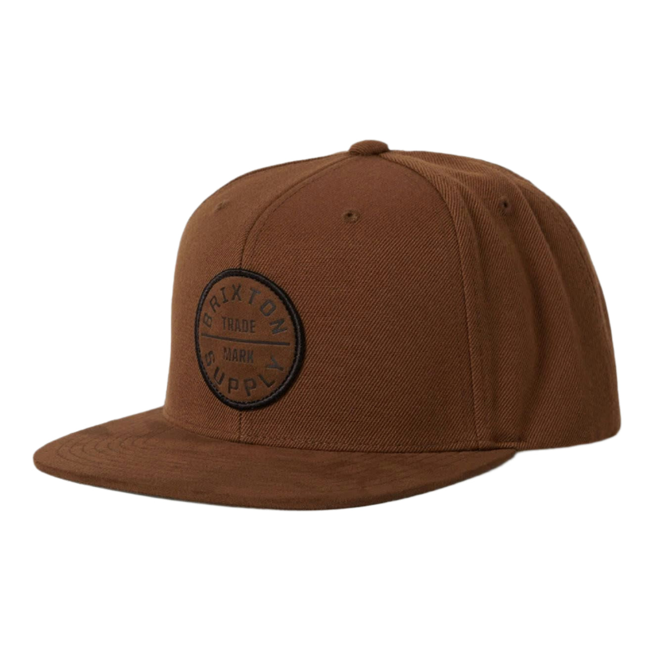 BRIXTON Oath III Snapback Hat - Adjustable Cotton Baseball Cap for Men & Women, Coffee Brown | Casual Streetwear, Outdoor Activities, Sports Fan Gear