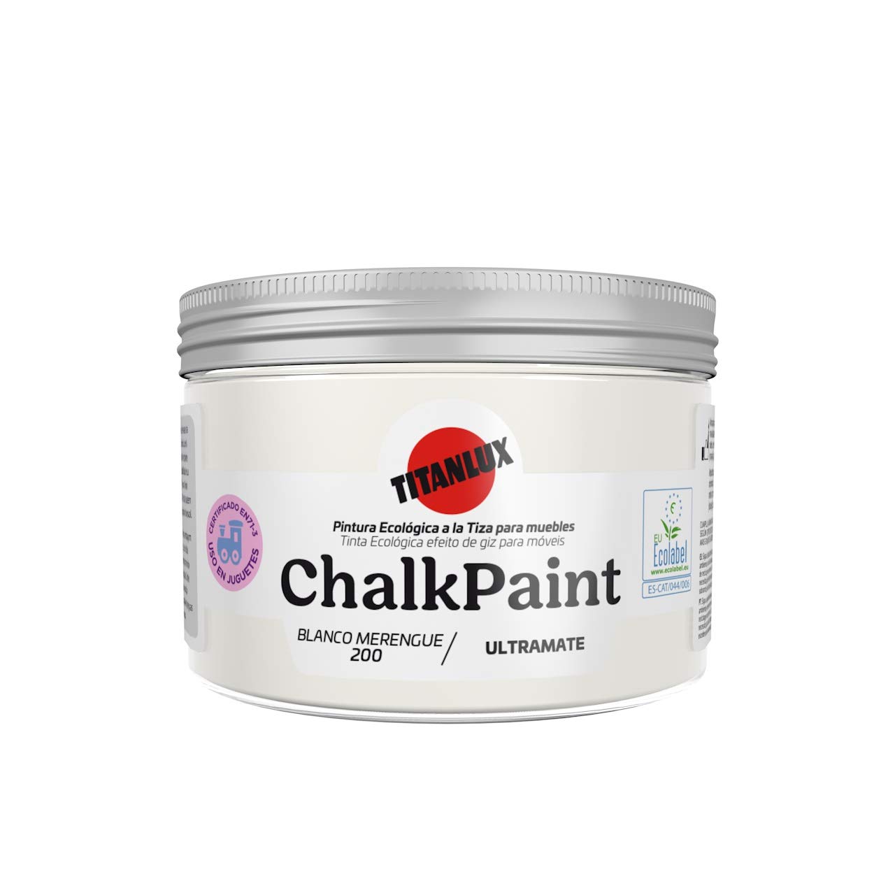 Titan Chalk Paint - 150ml (Meringue White) | Premium Matte Finish for Furniture, Cabinets & DIY Home Decor Projects