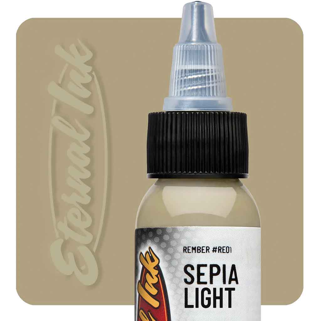 Sepia Light Eternal Ink 1oz - Vintage Style Calligraphy Ink for Fountain Pens, Dip Pens & Art Projects - Perfect for Scrapbooking, Wedding Invitations & Hand Lettering