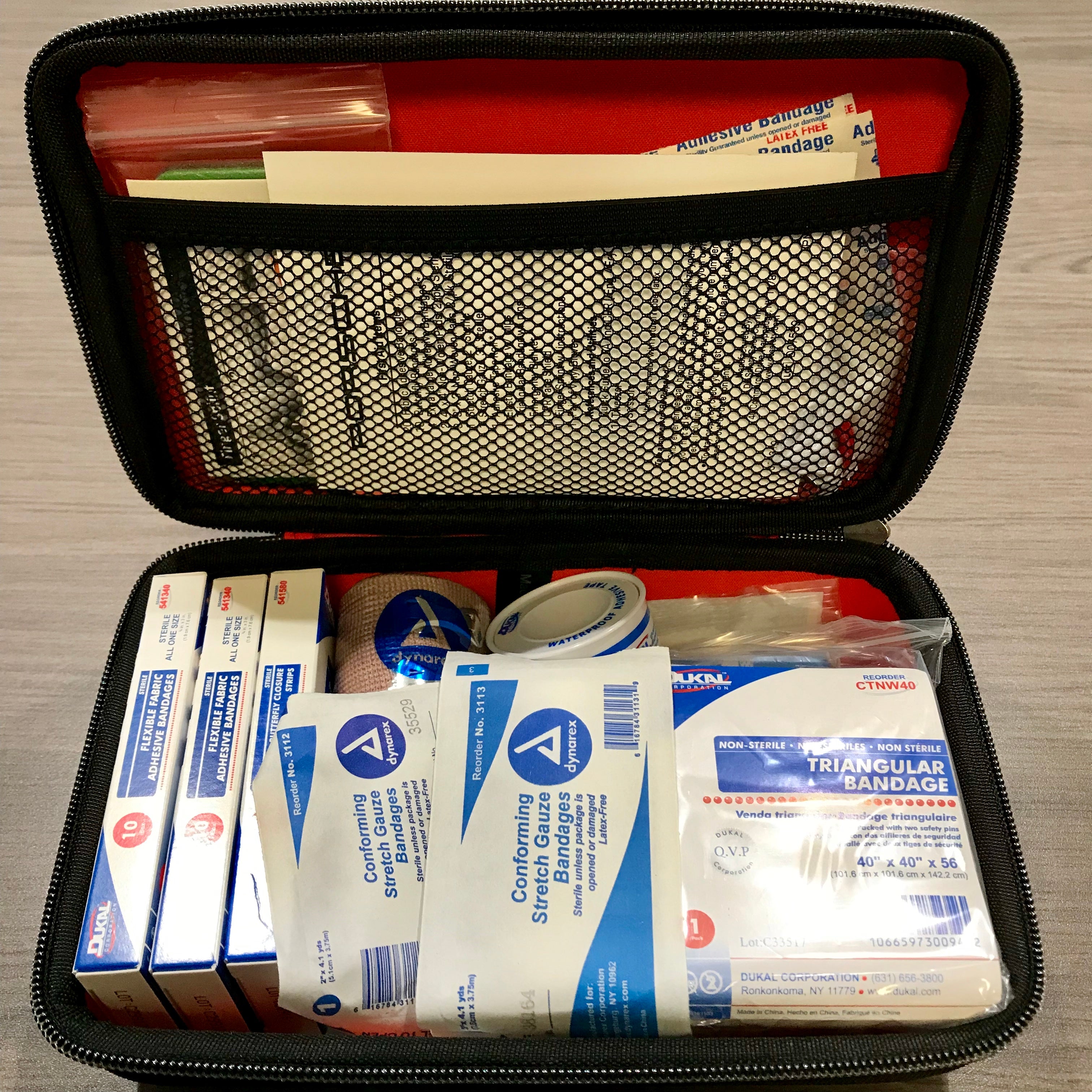 Porsche Tequipment First Aid Kit - Premium Car Emergency Medical Kit for Porsche Vehicles | First Aid Supplies for Road Trips, Camping & Outdoor Adventures