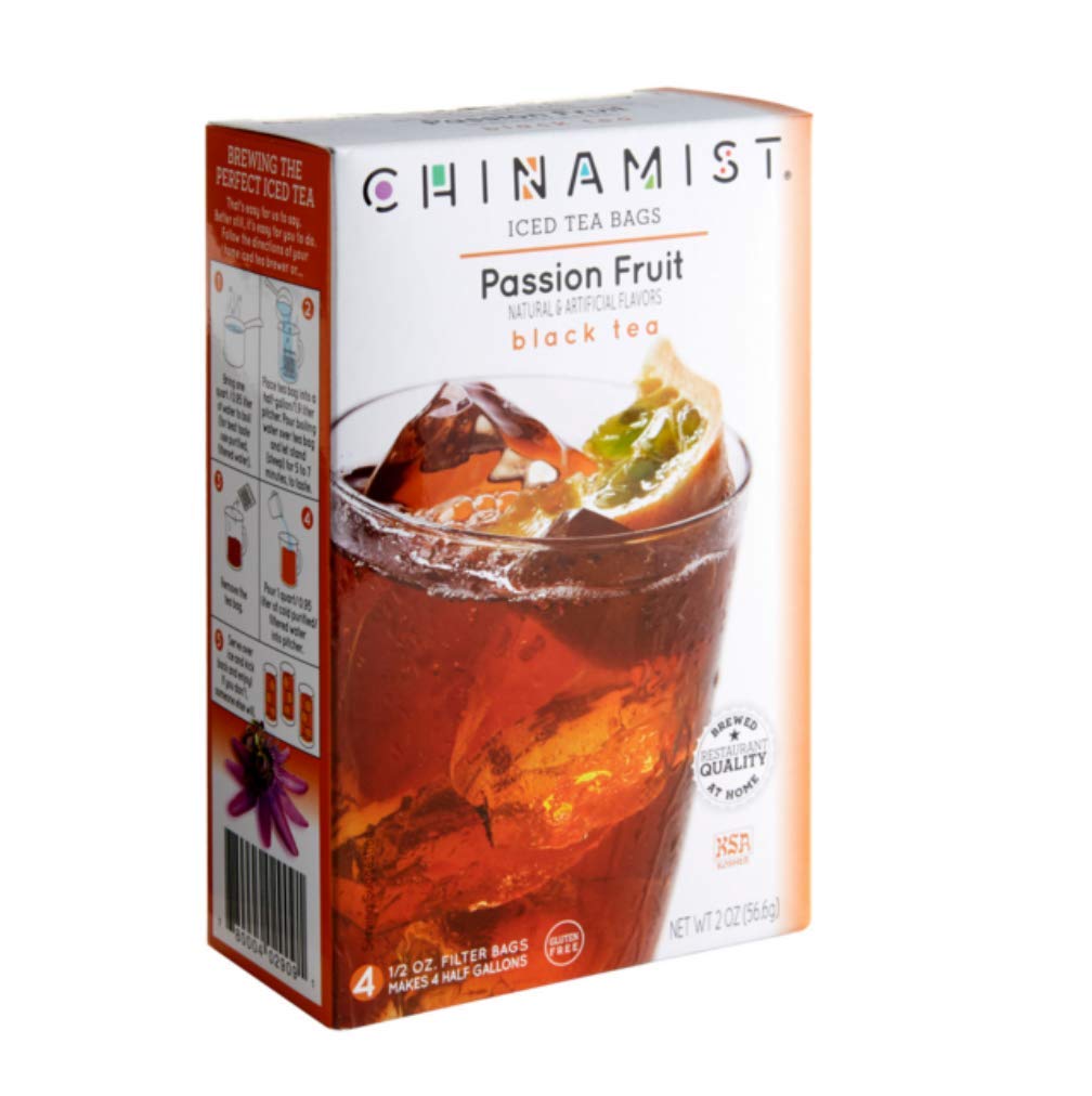 China Mist Passion Fruit Black Tea Bags for Iced Tea - 3 Pack | Premium Loose Leaf Tea Alternative | Perfect for Summer Refreshment, Office Break & Home Relaxation