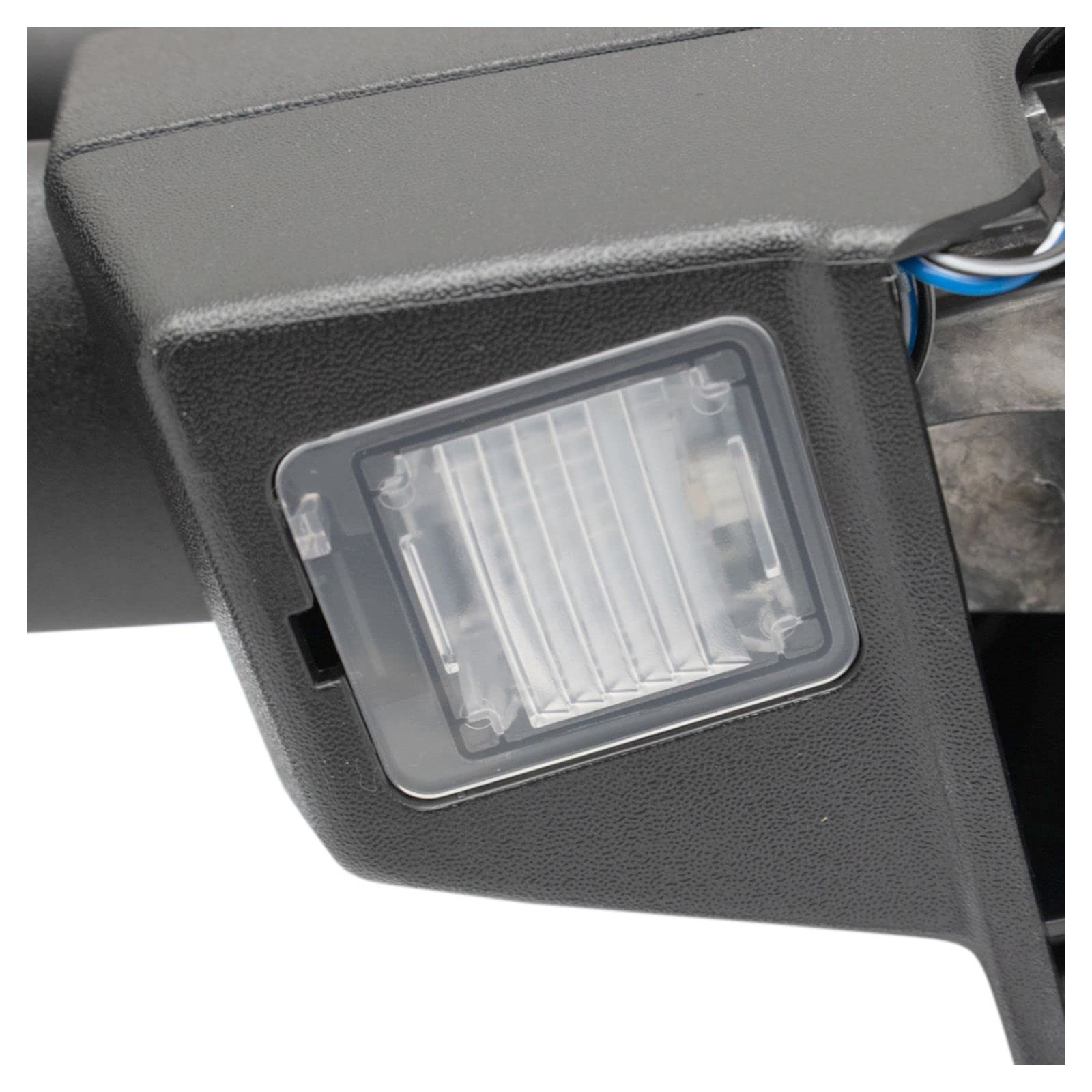 Textured Left Side Mirror Power Heater Puddle Turn Signal for Nissan Titan - Perfect for Winter Driving & Enhanced Night Visibility