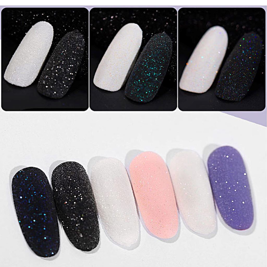 Premium Sugar Nail Glitters & Laser Pigment Dust for Nail Art - Long Lasting Sparkle for Manicures, Pedicures & DIY Nail Designs