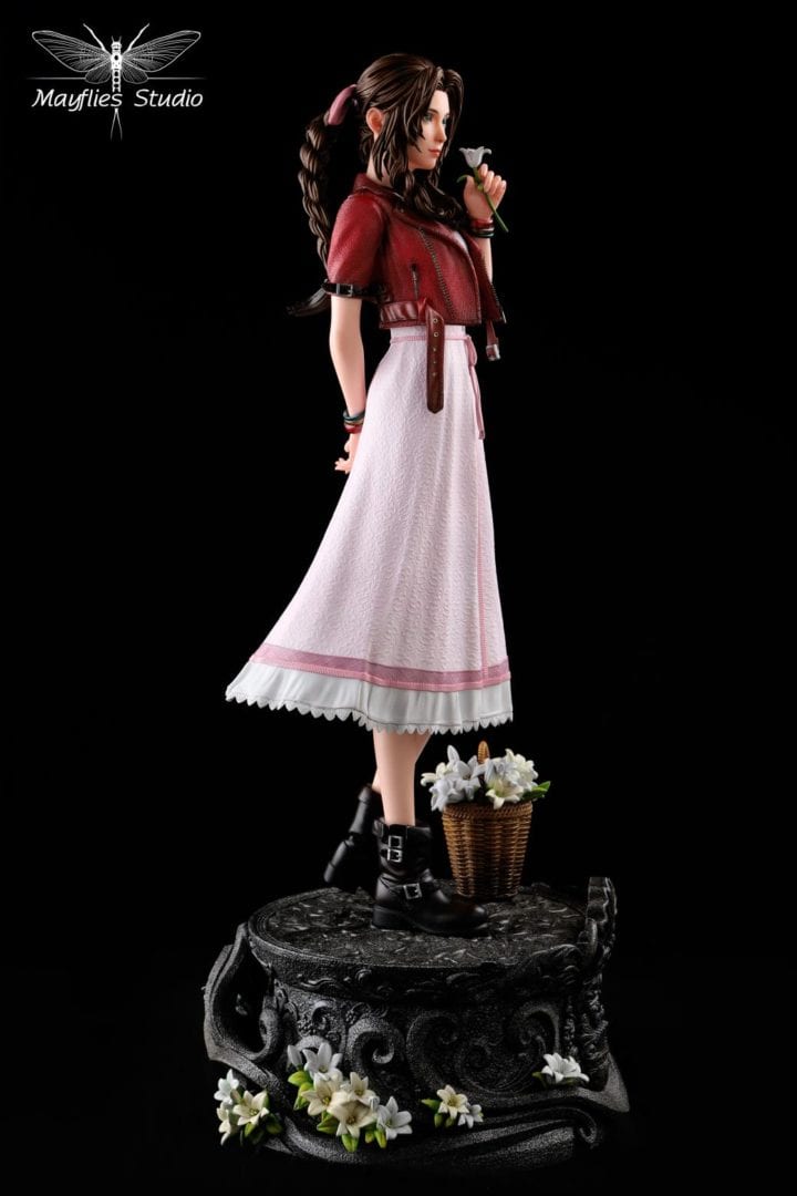 Mayflies Studio Aerith Gainsborough Cosplay Costume - Final Fantasy VII Remake Outfit for Halloween & Anime Conventions