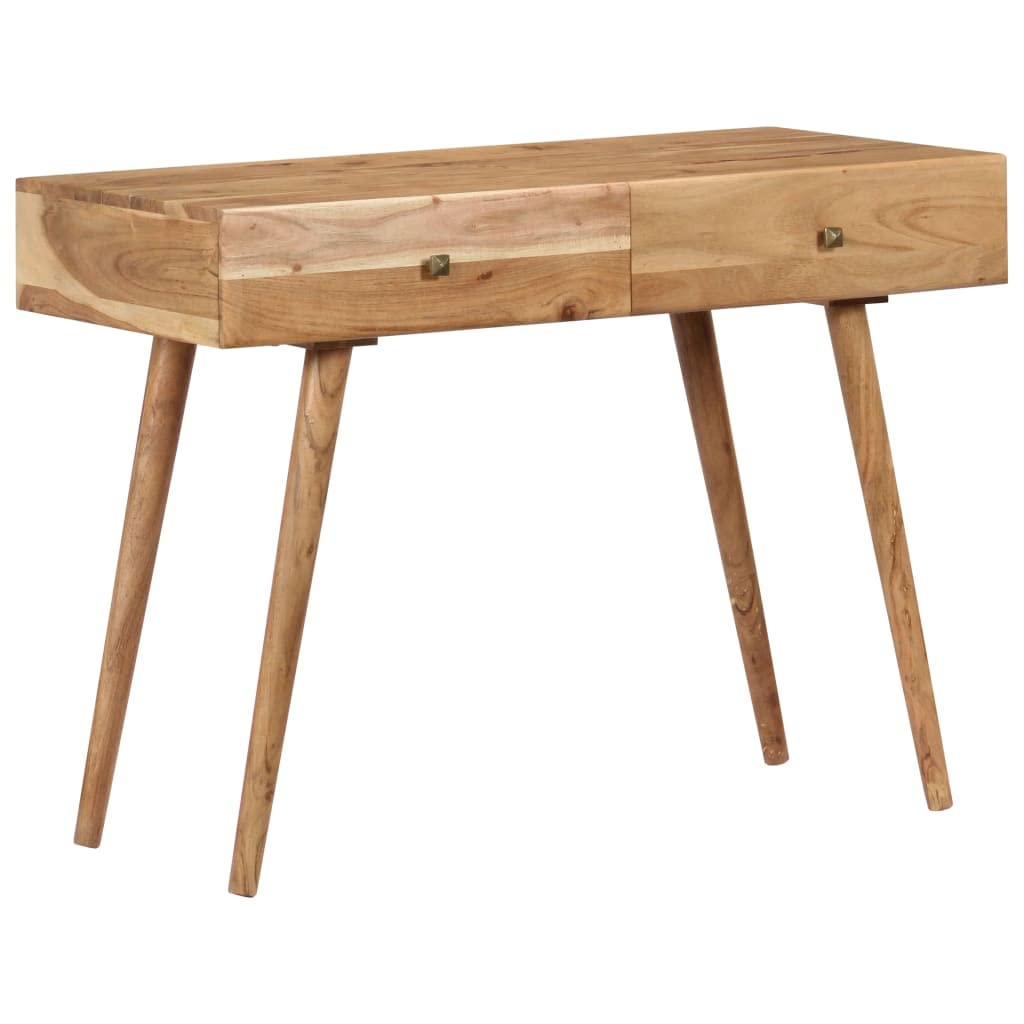 Sturdy Acacia Wood Writing Desk 39.3