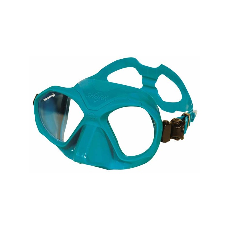 Beuchat Shark Atoll Blue Snorkeling Mask - Premium Scuba Diving Gear for Underwater Exploration | Perfect for Ocean Adventures, Beach Vacations & Marine Life Observation