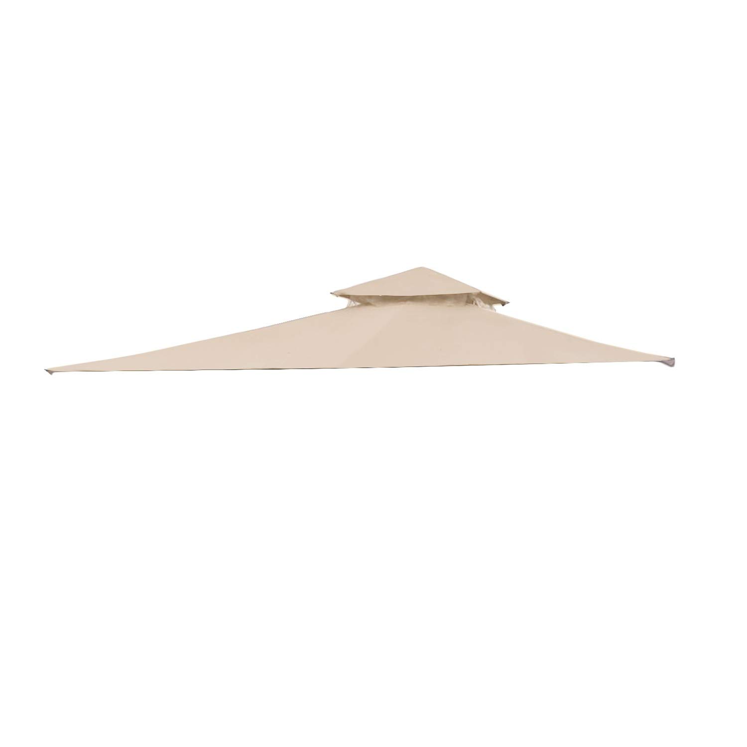 10x12 Wicker Gazebo Replacement Canopy Top Cover with Netting Set - RipLock 350 UV Protection - Perfect for Outdoor Patio, Garden, and Backyard Shade Shelter