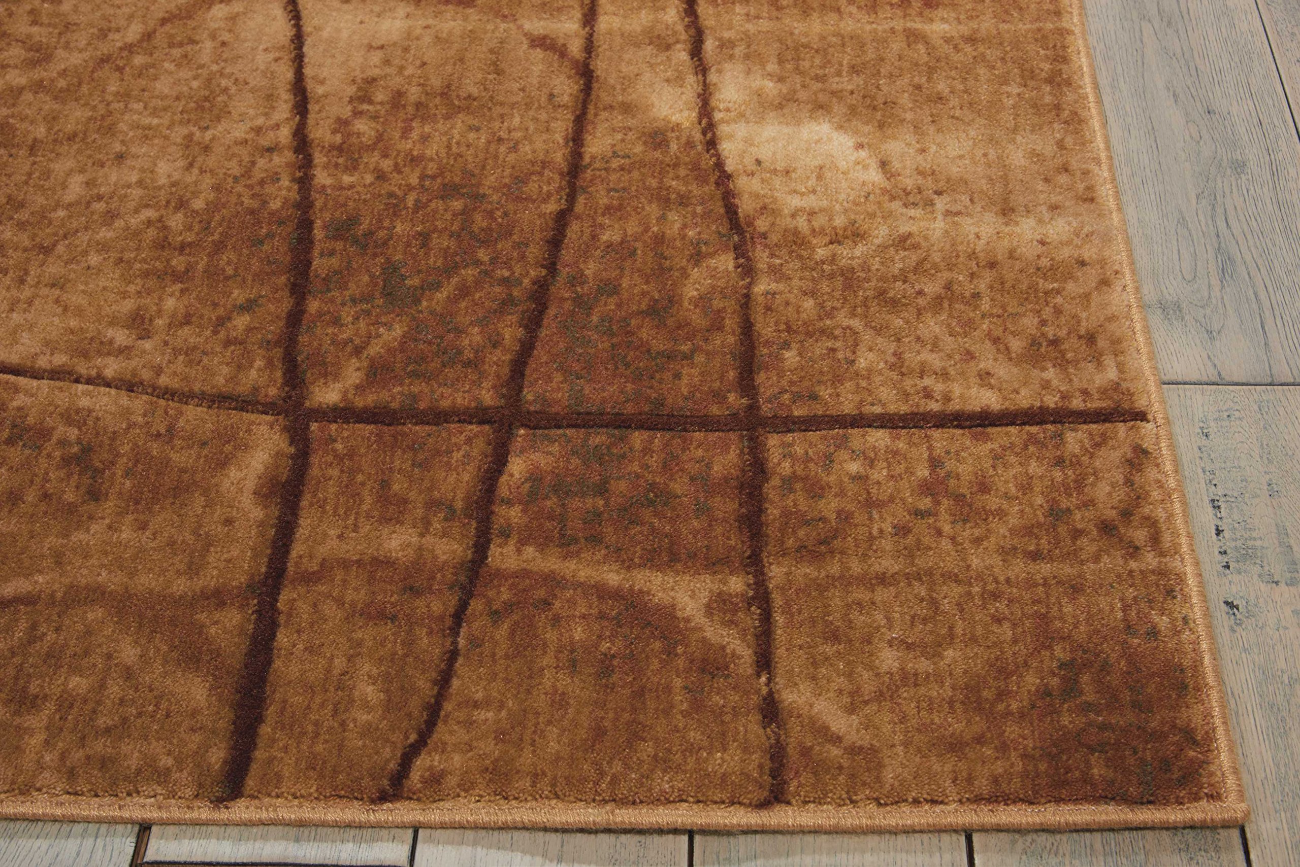 Nourison Somerset Rustic Latte 2' x 2'9'' Area Rug - Easy Cleaning, Non-Shedding, Stain Resistant for Bedroom, Living Room, Dining Room & Kitchen - Perfect for High Traffic Areas & Cozy Home Decor (2x3)