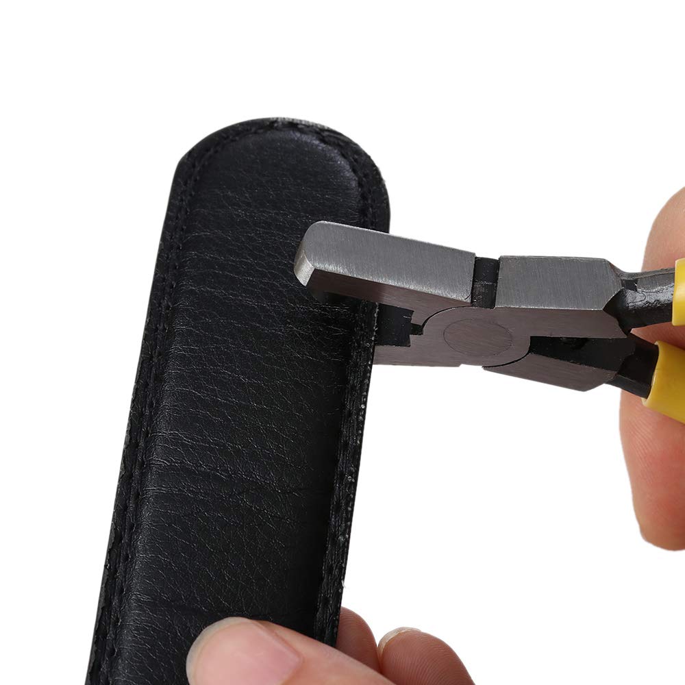 Vkermury 2mm Leather Hole Punch Pliers - Professional Hand Tool for Watch Bands, Belts & Leather Straps | Perfect for DIY Leather Crafting, Watch Repair & Belt Making