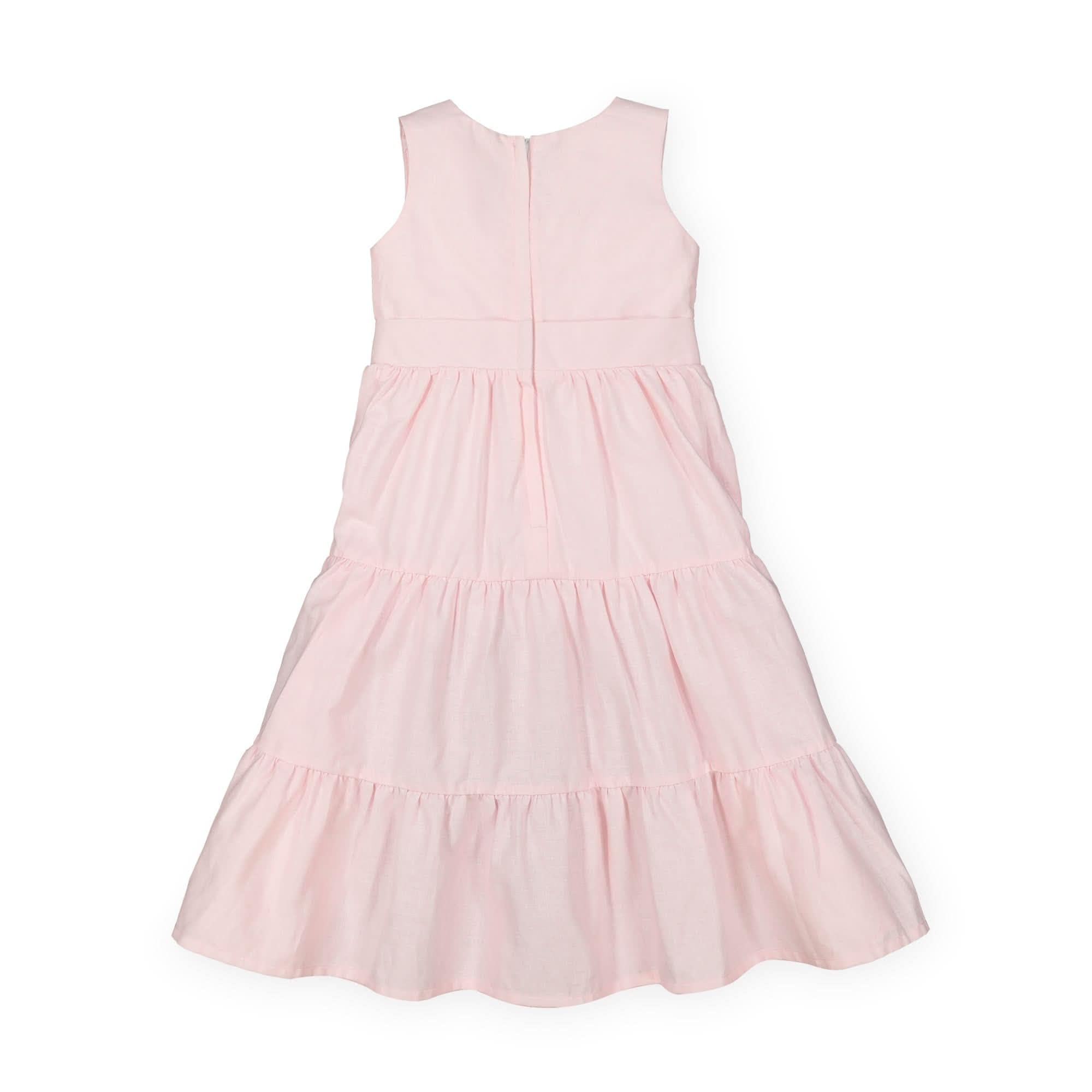 Hope & Henry Girls' Frill Sleeve Woven Dress for Baby & Toddler - Perfect for Birthday Parties, Family Photos & Special Occasions