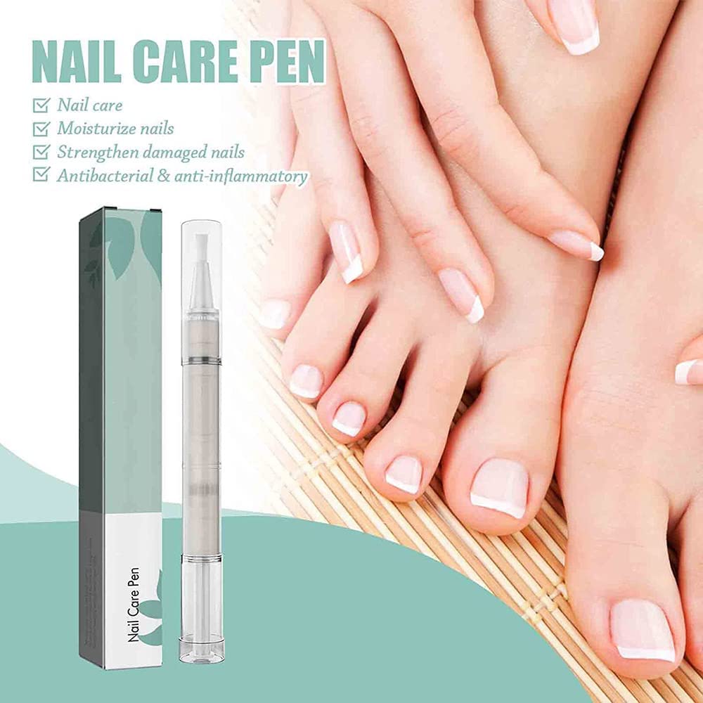 Nail Growth Serum & Repair Pen - Cuticle Oil Treatment for Toenail & Fingernails - Fungus Care & Damaged Nail Recovery (3 Pack) | Perfect for Home Manicures, Pedicures & Professional Salon Use