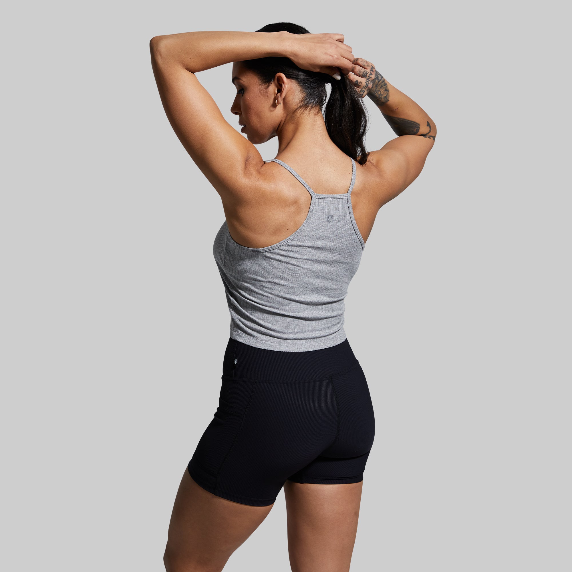 Keep It Easy Tank Top - Soft Heather Grey Women's Casual T-Shirt | Perfect for Yoga, Gym Workouts & Everyday Wear