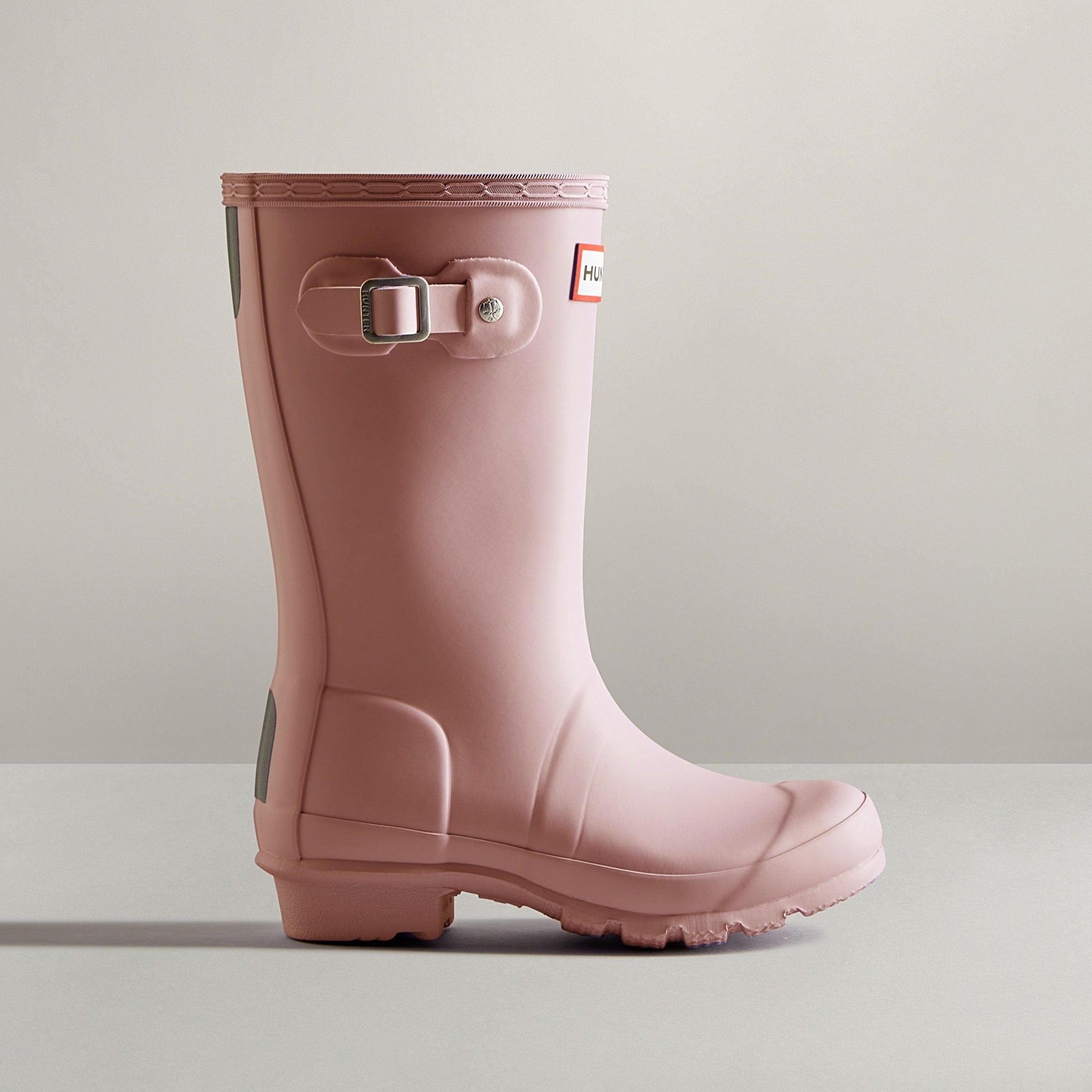 Hunter Azalea Pink Original Kids Rain Boots - Waterproof & Comfortable for Outdoor Play, Puddle Jumping & School