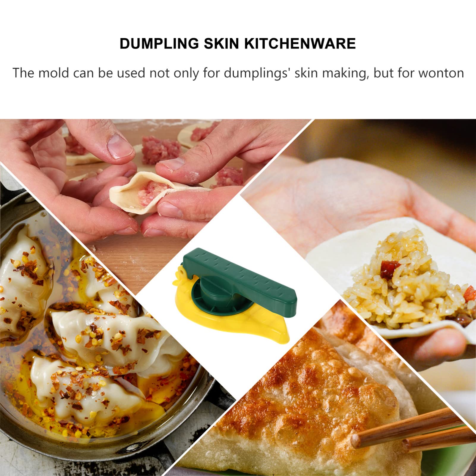 Dumpling Wrapper Press Tool - Stainless Steel Dumpling Maker Mold for Homemade Dumplings, Wonton & Gyoza Wrappers | Perfect for Asian Cooking, Family Meal Prep & DIY Dumpling Parties