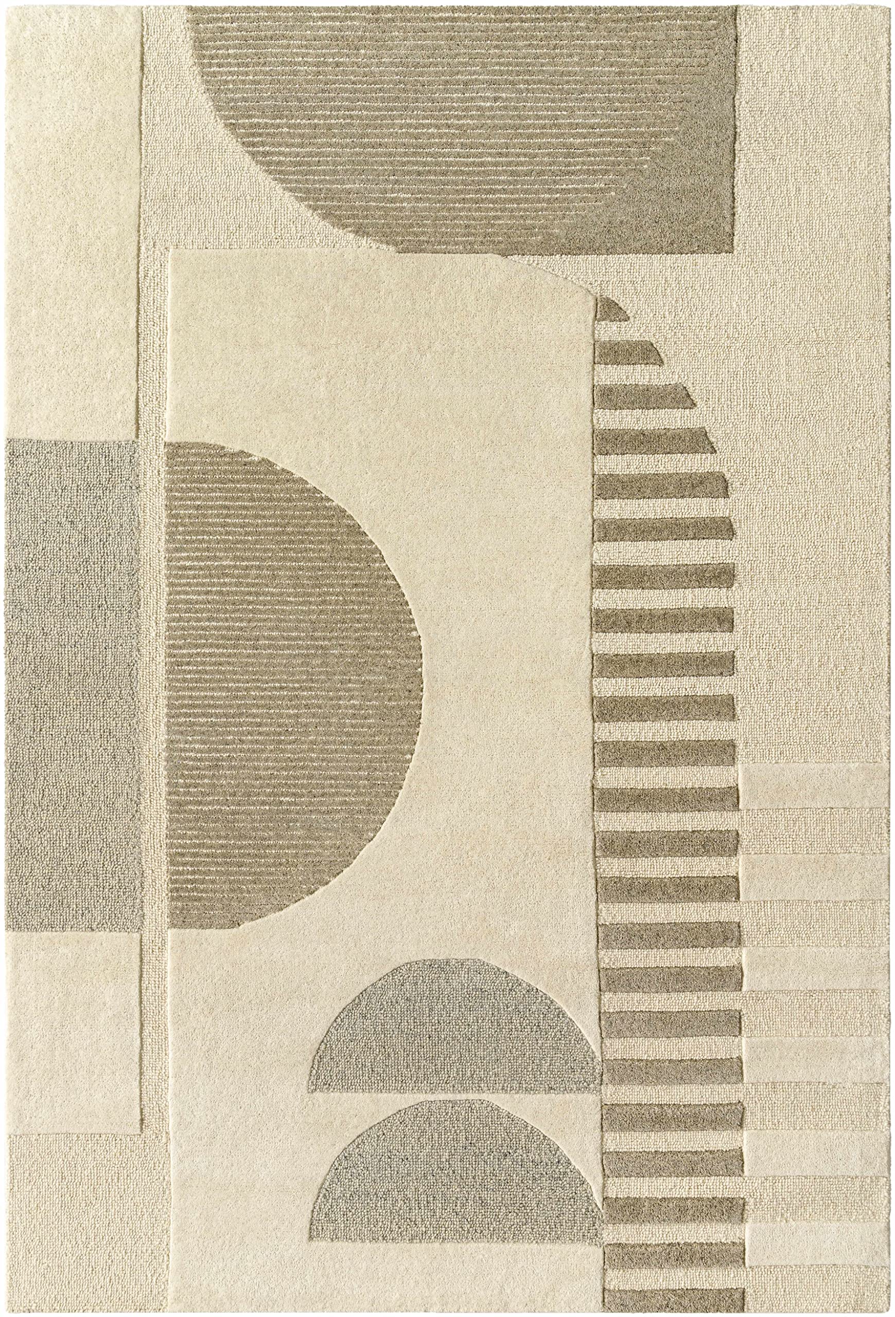 Premium Hauteloom Athan Wool Area Rug 2' x 3' - Soft & Durable for Living Room, Bedroom, Nursery - Perfect for Cozy Home Decor & High-Traffic Areas