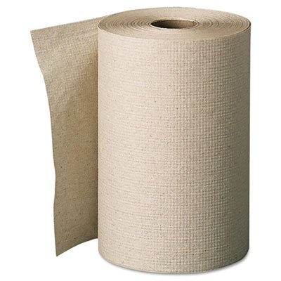 Envision Unperforated Brown Paper Towel Rolls - 7-7/8 x 350 Feet (GPC26401) | Commercial Grade, Heavy-Duty for Restaurants, Workshops & Industrial Use