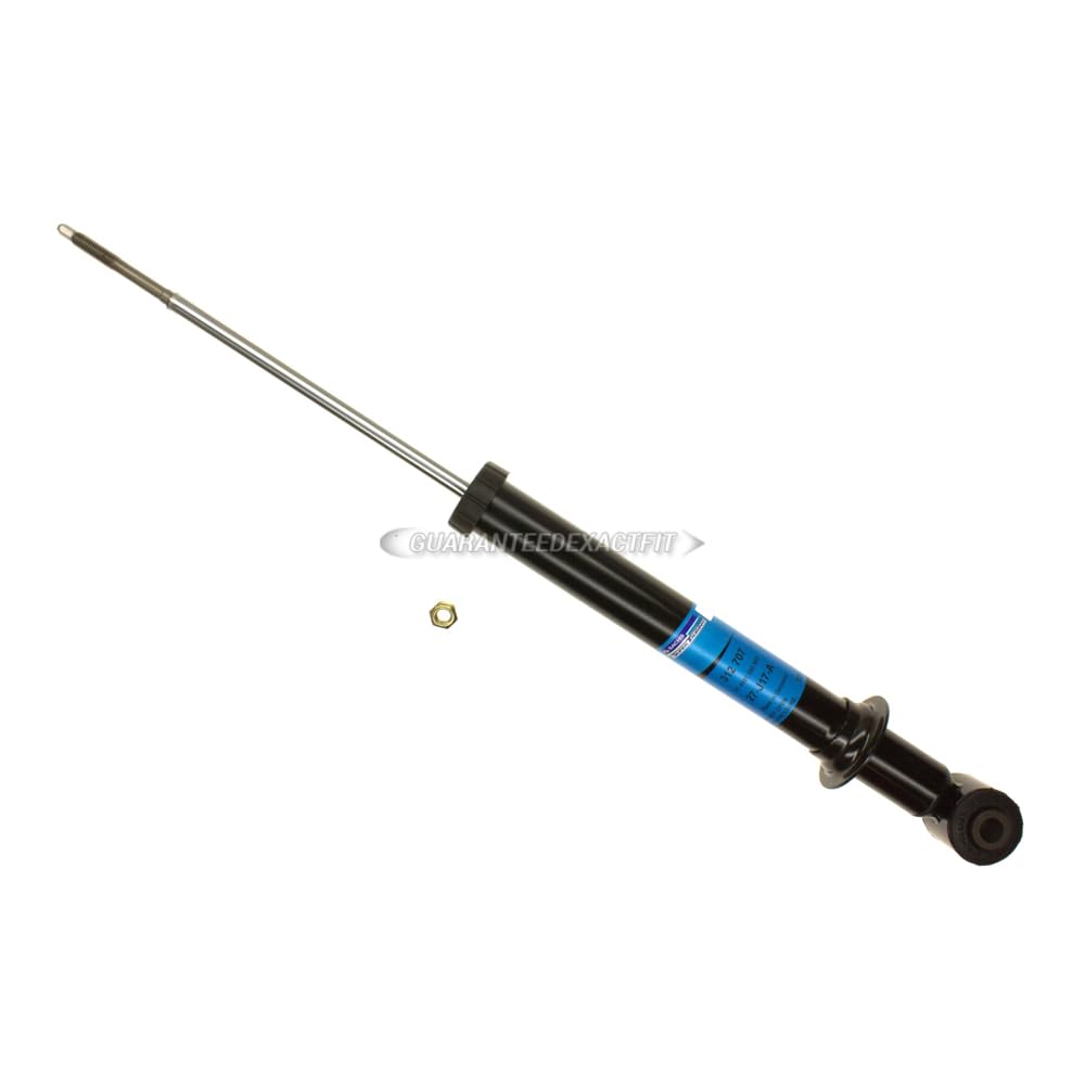 Sachs Front & Rear Shocks Struts for Saab 9-5 2002-2009 - 77-651876L - Premium Suspension Replacement - Smooth Ride for City Driving & Highway Cruising