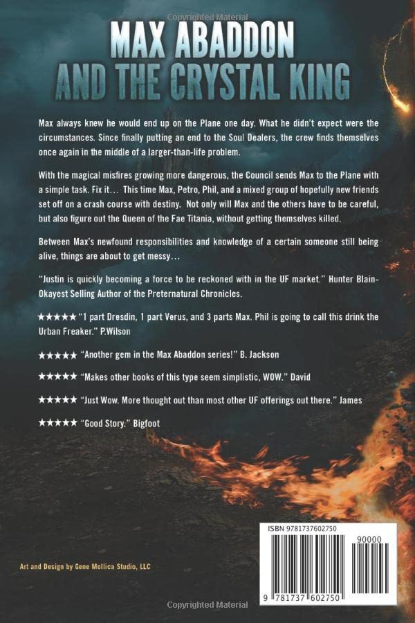 Max Abaddon and The Crystal King: A Fantasy Adventure Novel - Perfect for Sci-Fi & Fantasy Book Lovers, Great for Reading at Home or Travel