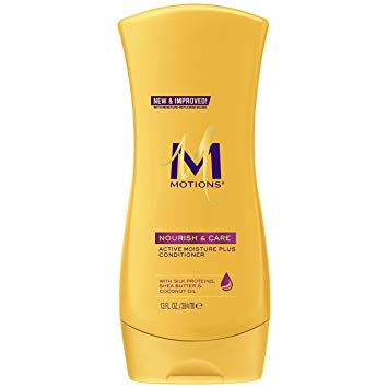 MOTIONS Moisture Plus Conditioner for Dry & Damaged Hair - Deep Hydrating Hair Treatment with Shea Butter & Coconut Oil - Perfect for Curly, Coily & Natural Hair Care Routine