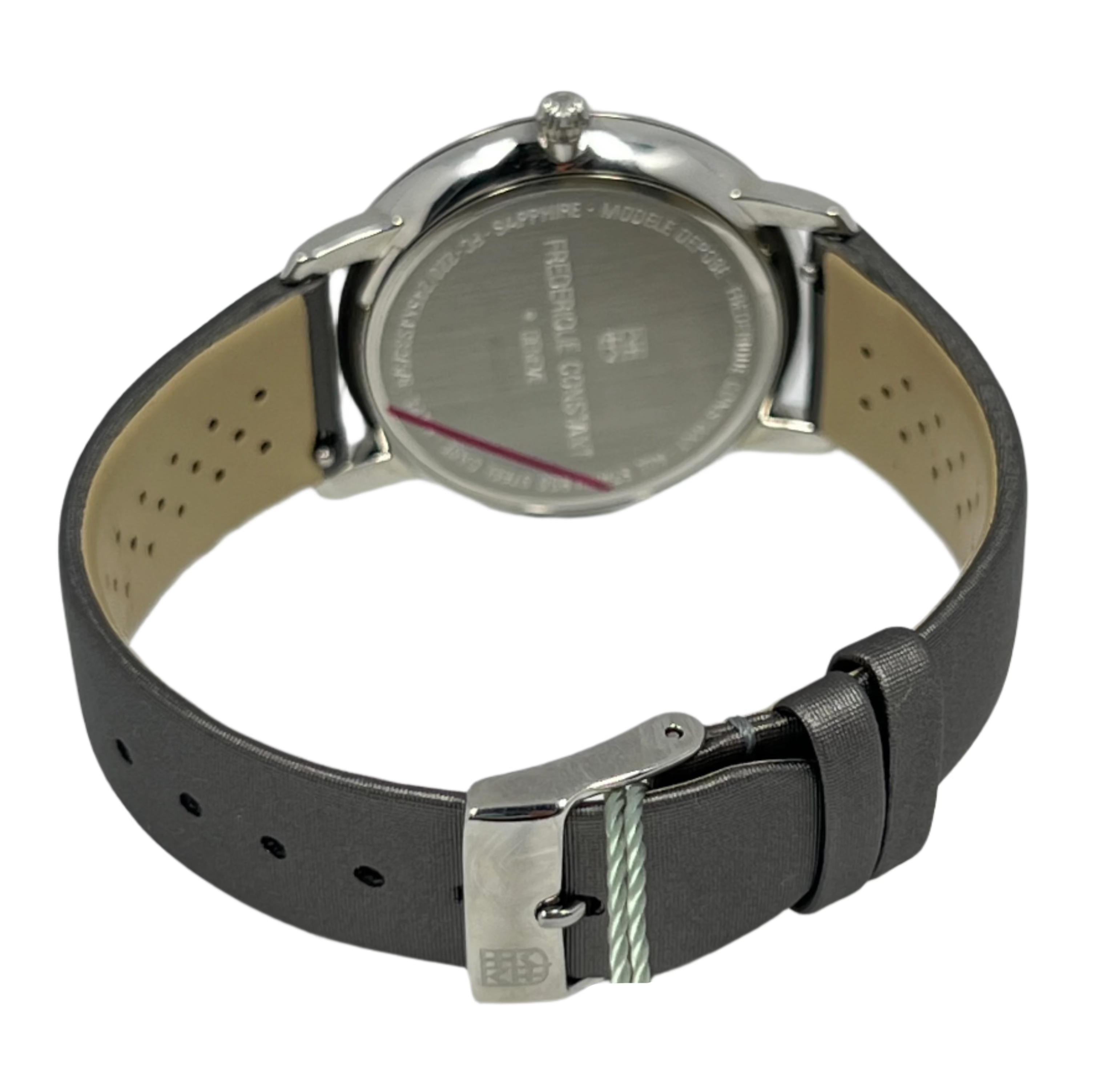 Frederique Constant Slimline Ladies Watch - Stainless Steel Case with Diamonds, Swiss Quartz Movement, Water Resistant, Elegant Dress Watch for Women | Perfect for Business, Evening Events & Special Occasions