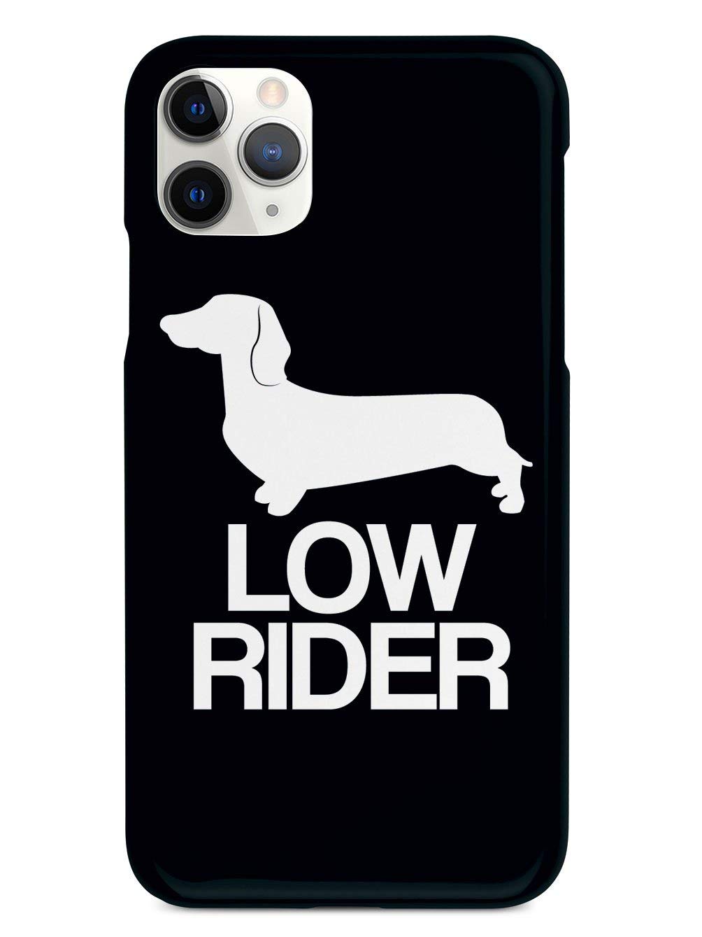 Inspired Cases - iPhone 12 Pro Max Case Compatible - 3D Textured Protective Cover for Apple iPhone 12 Pro Max - Low Rider Dachshund Design - Shockproof & Anti-Scratch - Perfect for Everyday Use, Travel & Outdoor Activities