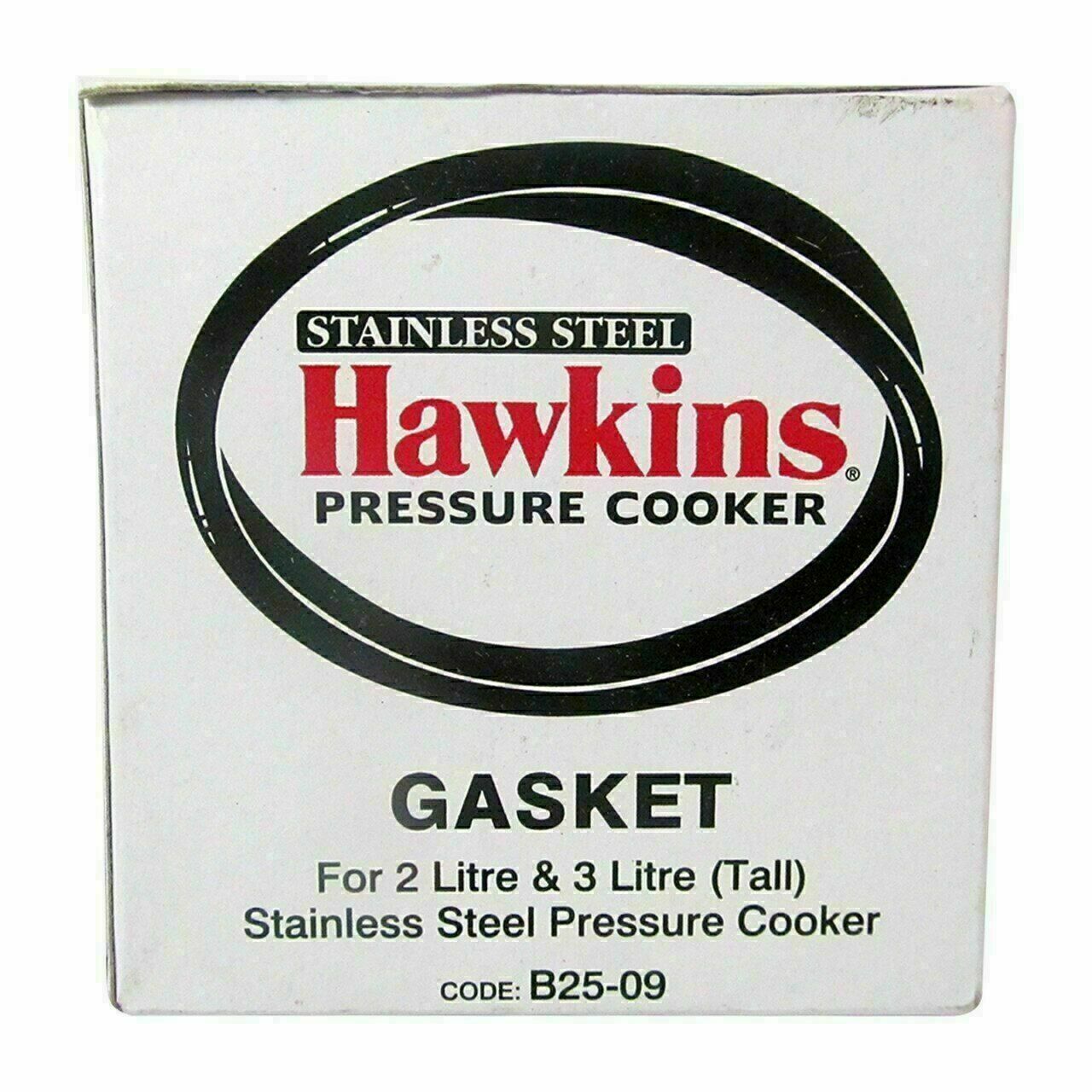 Hawkins B25-09 Gasket Sealing Ring Replacement for 2L & 3L Stainless Steel Pressure Cookers - Perfect for Cooking, Canning, and Preserving Food Safely