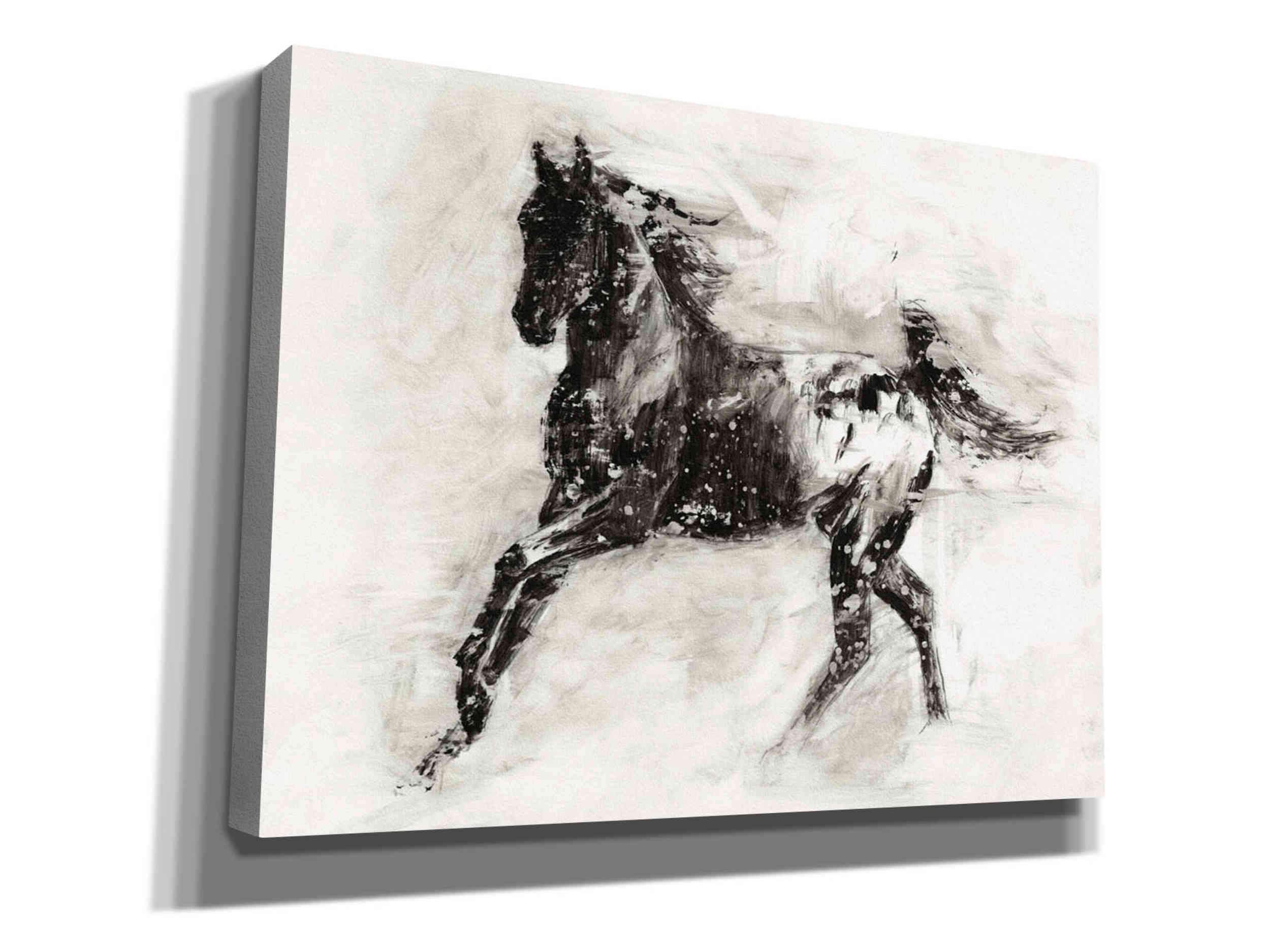 Rustic Appaloosa II by Ethan Harper - 34x26 Inch Western Horse Canvas Wall Art for Living Room, Bedroom & Office Decor