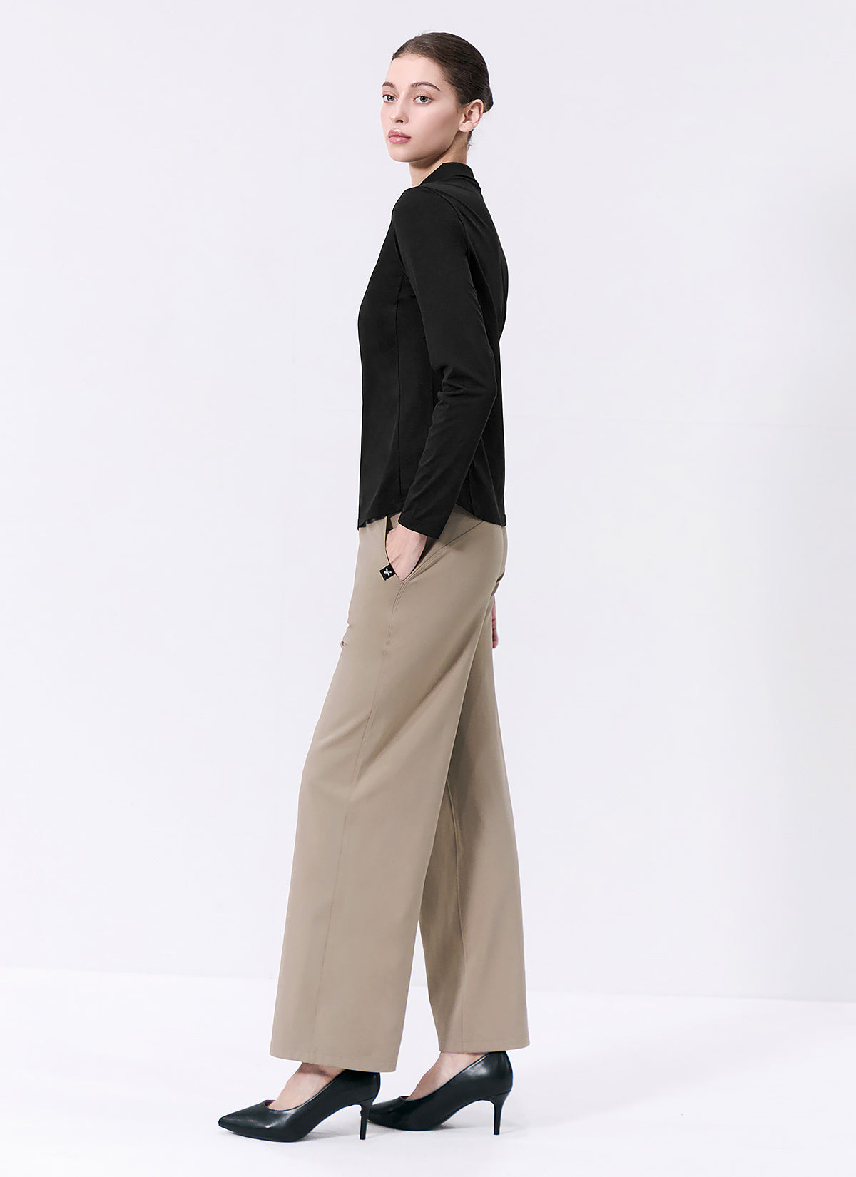 Cozy Warm Fluffy Wide Leg Pants for Women - Soft Winter Lounge Pants for Home, Travel & Relaxation