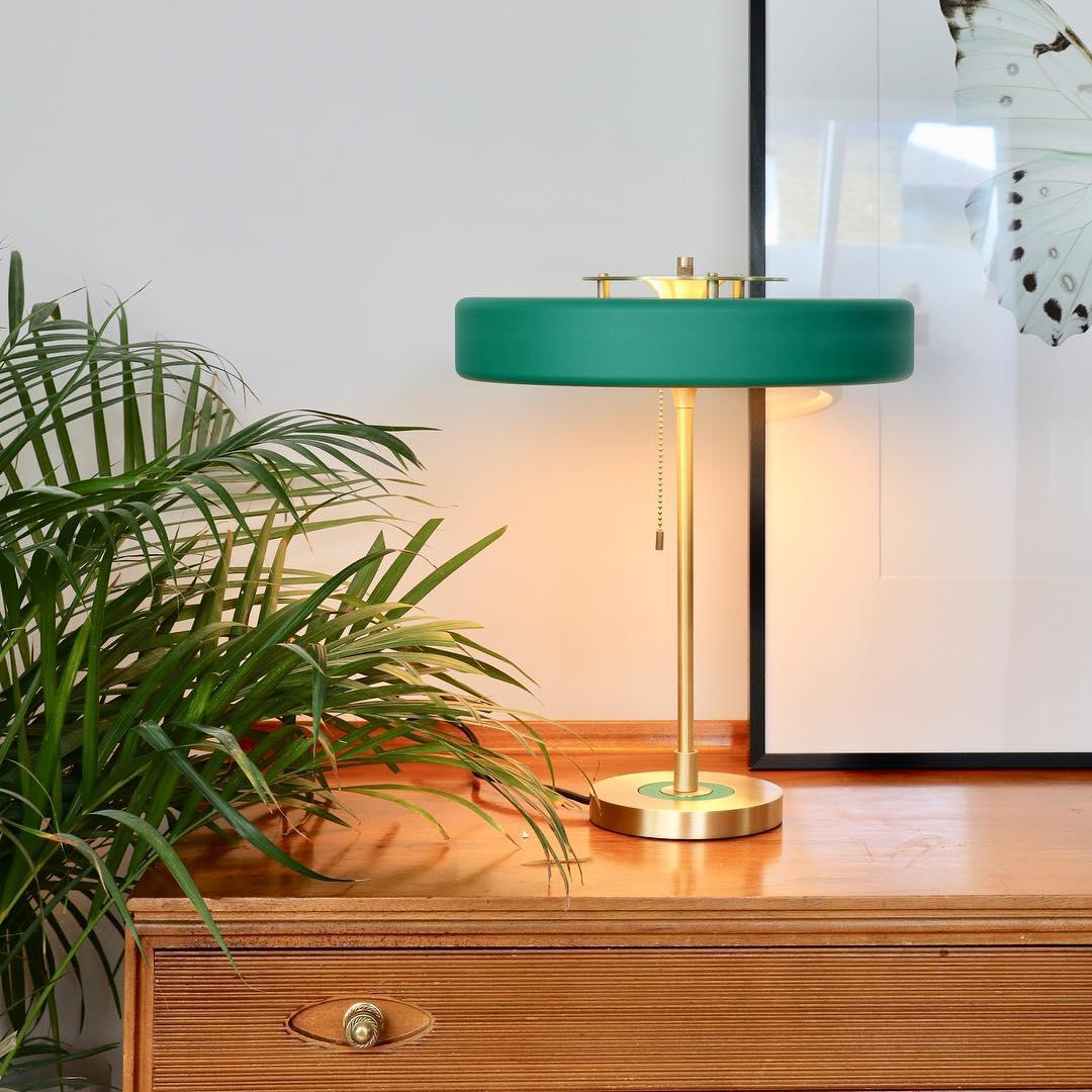 Modern Revolve Table Lamp - Adjustable LED Desk Light for Home Office, Bedroom & Study - Perfect for Reading, Working & Decor