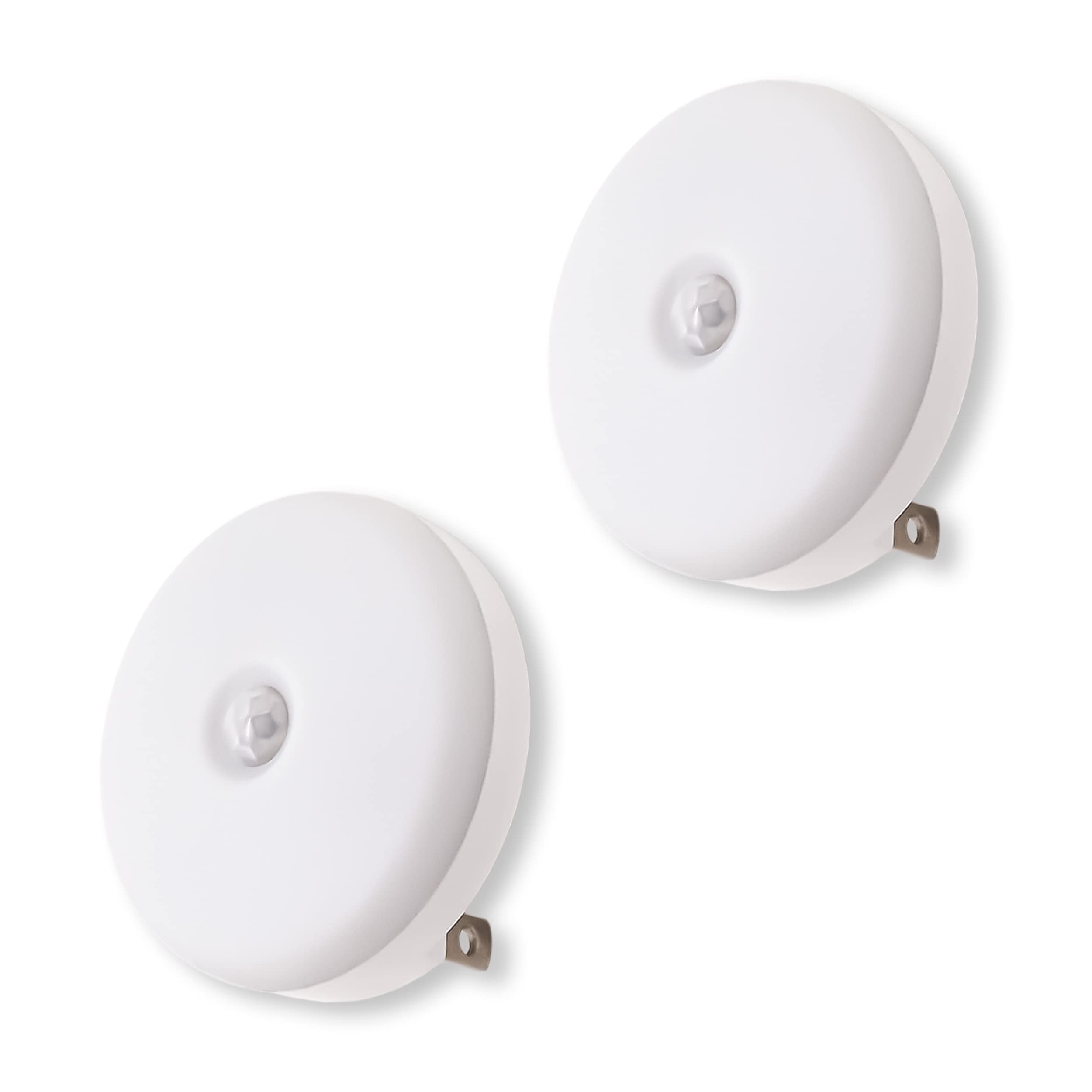myCozyLite Motion Sensor LED Night Light Plug-in - 2 Pack, Soft Red Glow for Bedroom, Hallway & Nursery - Smart Movement Activated Nightlight for Home Safety & Convenience