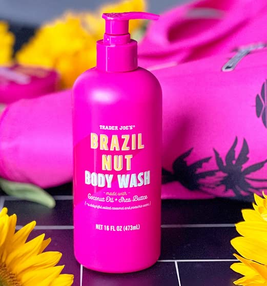 Brazil Nut Body Wash by Trader Joe's - Moisturizing & Nourishing Shower Gel for Dry Skin - Perfect for Daily Use & Spa-Like Relaxation at Home