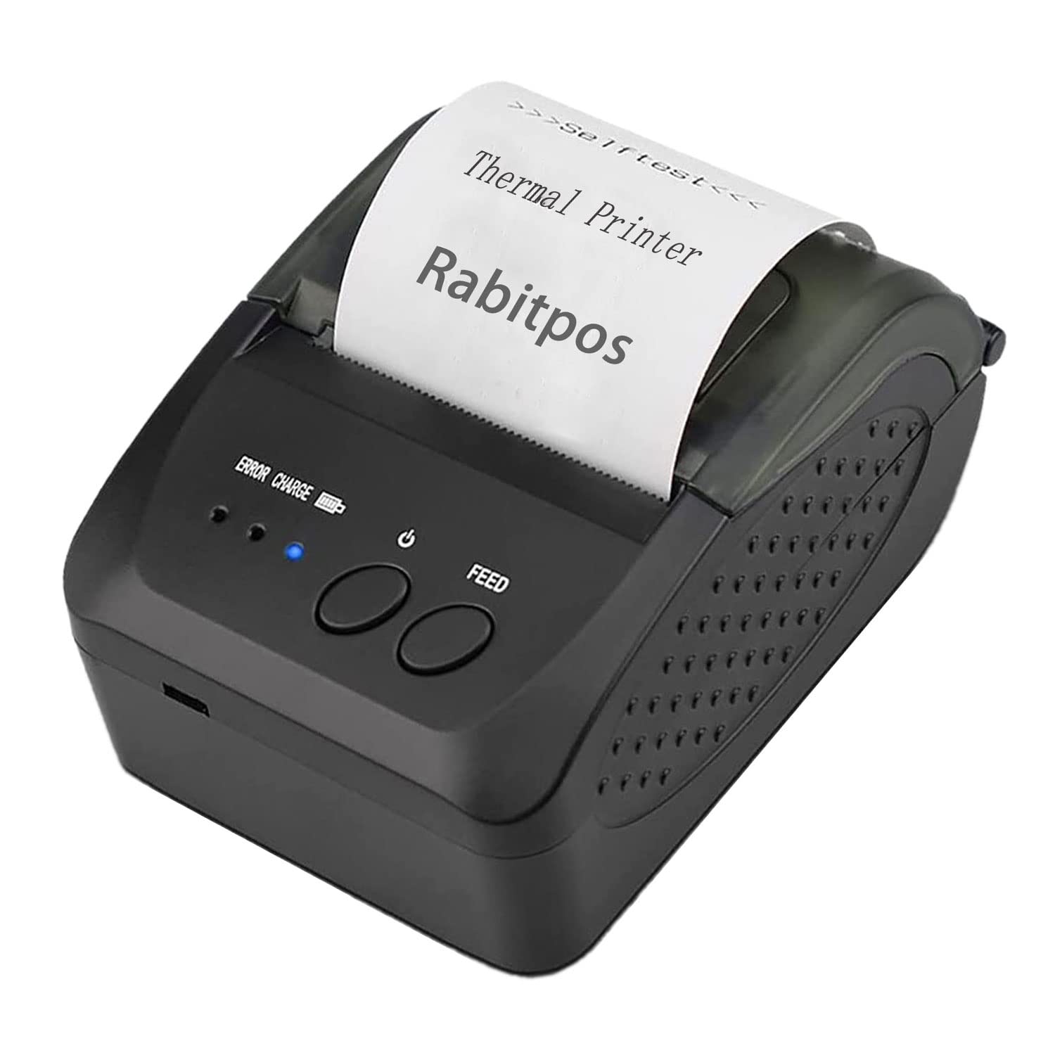 58mm Wireless Bluetooth Thermal Receipt Printer - Portable Mini POS Printer for Small Business, Compatible with Android & Windows - Perfect for Retail Stores, Restaurants, and Mobile Vendors
