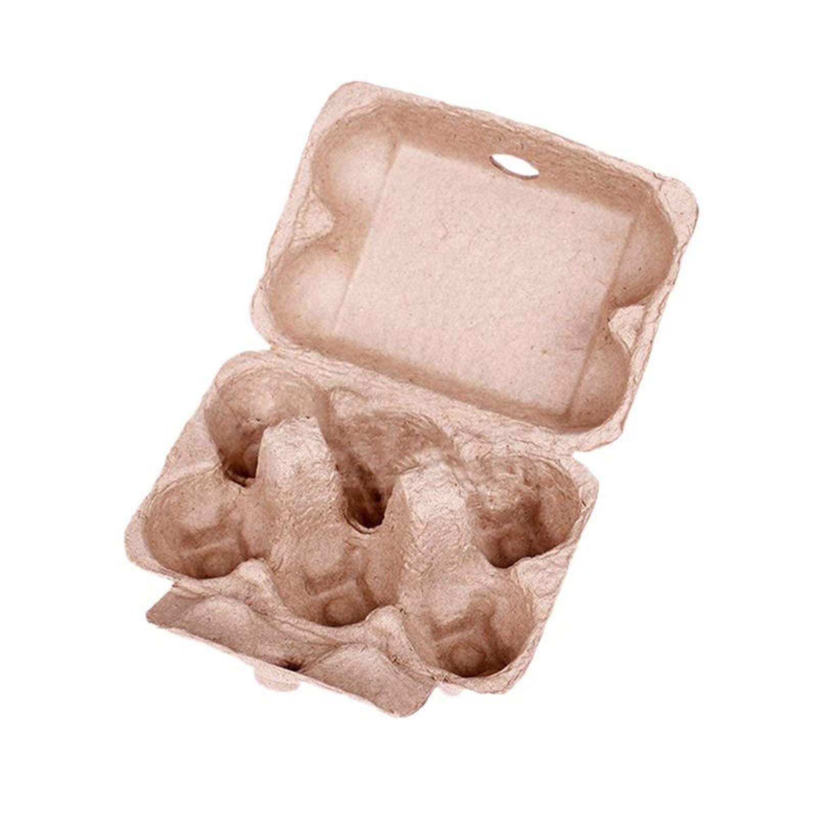 ASkinds 10 Pack Biodegradable 6-Cell Pulp Egg Cartons | Eco-Friendly Reusable Egg Holders for Farm Fresh Eggs | Perfect for Farmers Markets, Home Chicken Coops & Organic Egg Storage