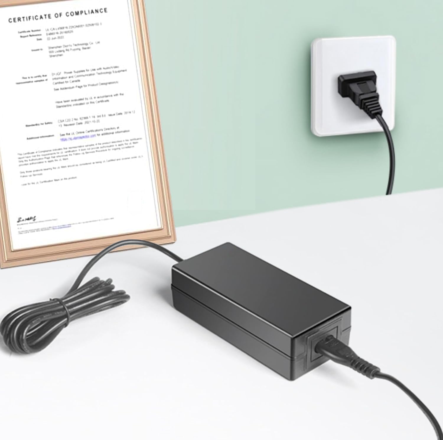 UpBright 48V AC/DC Power Adapter for Reolink RLN16-410 RLK16-410B4D4-5M RLK16-410B8-5 16CH NVR DVR Security System - 48VDC Power Supply Cord Charger PSU - Perfect for Home & Office Surveillance Camera Setup