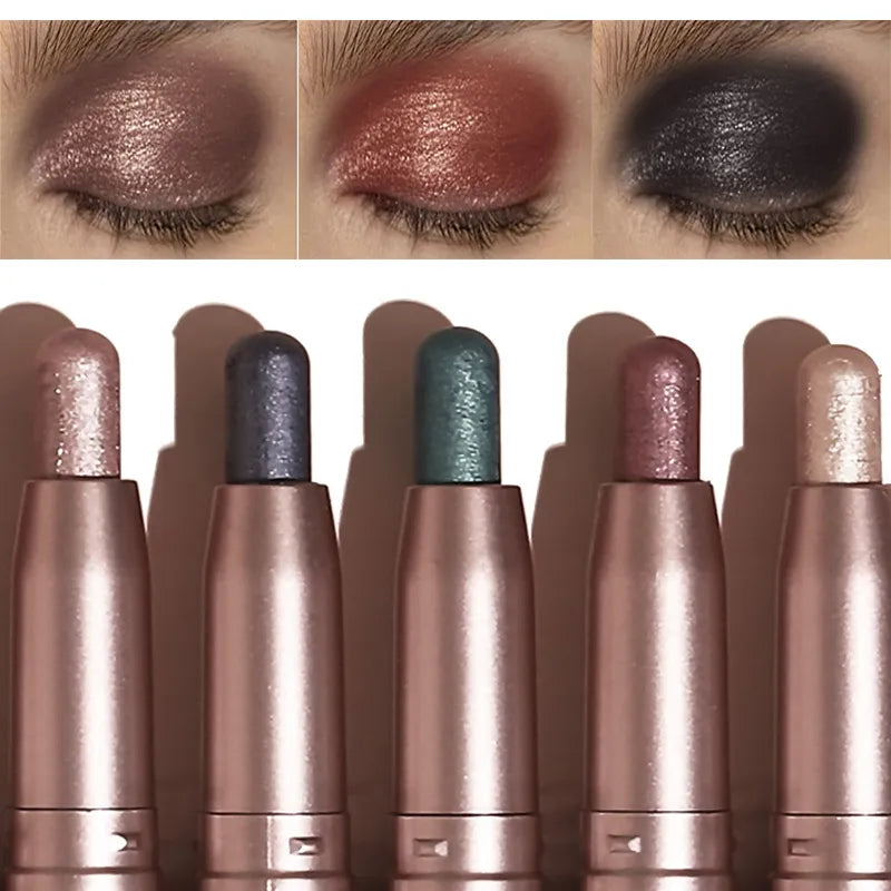 Metallic Eyeshadow Stick - Long Lasting, Waterproof & Highly Pigmented Eye Makeup for Everyday Wear & Party Looks