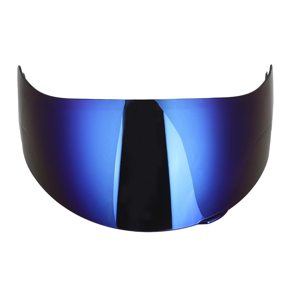 AGV K3SV K5 Full Face Motorcycle Helmet Visor Lens Replacement - Anti-Wind Shield for AGV K3 K5 Helmets (Blue) - Perfect for Street Riding, Racing & Commuting
