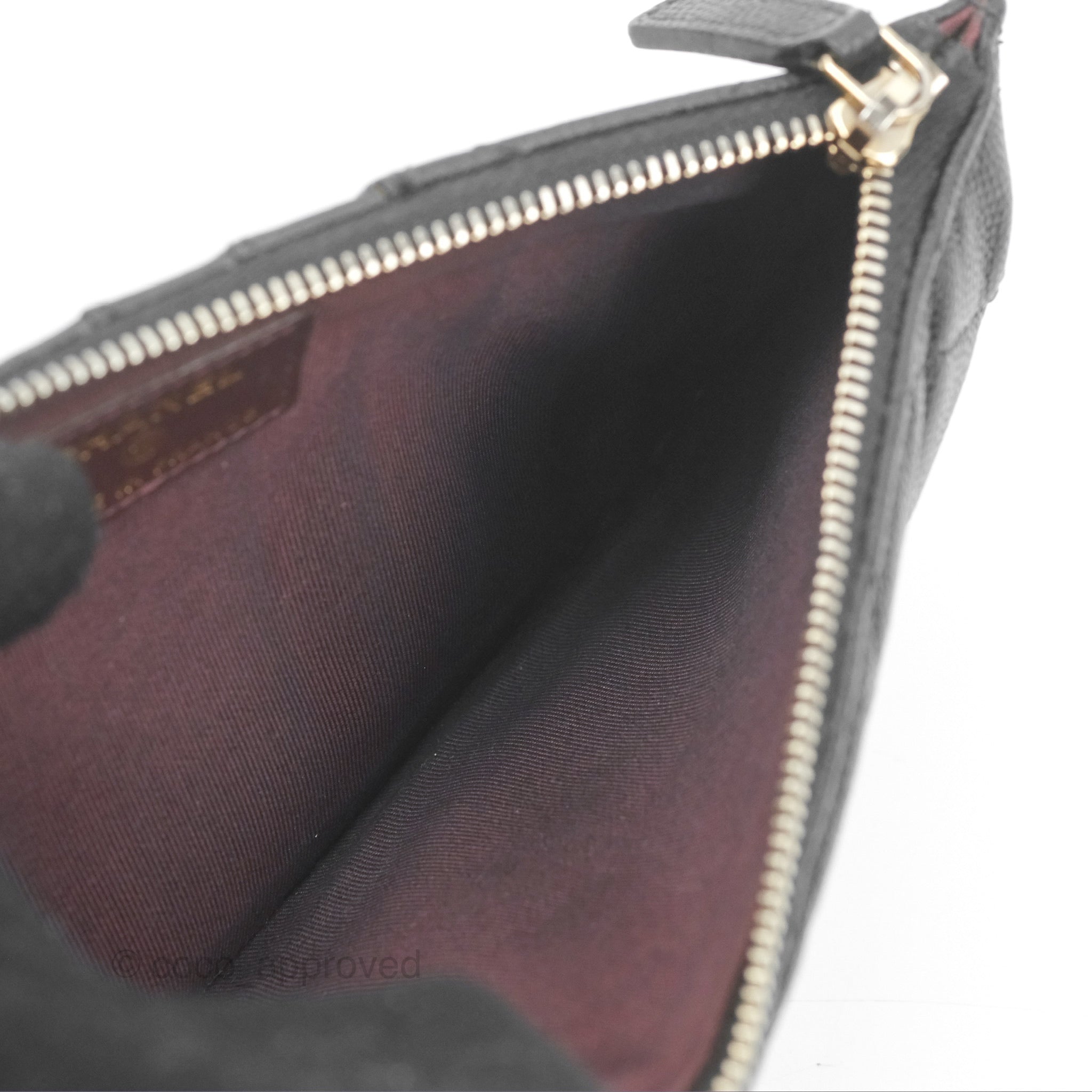 Chanel Classic Long Wallet Pouch Black Caviar Leather - Luxury Designer Wristlet Clutch for Women | Perfect for Evening Events, Parties & Daily Use