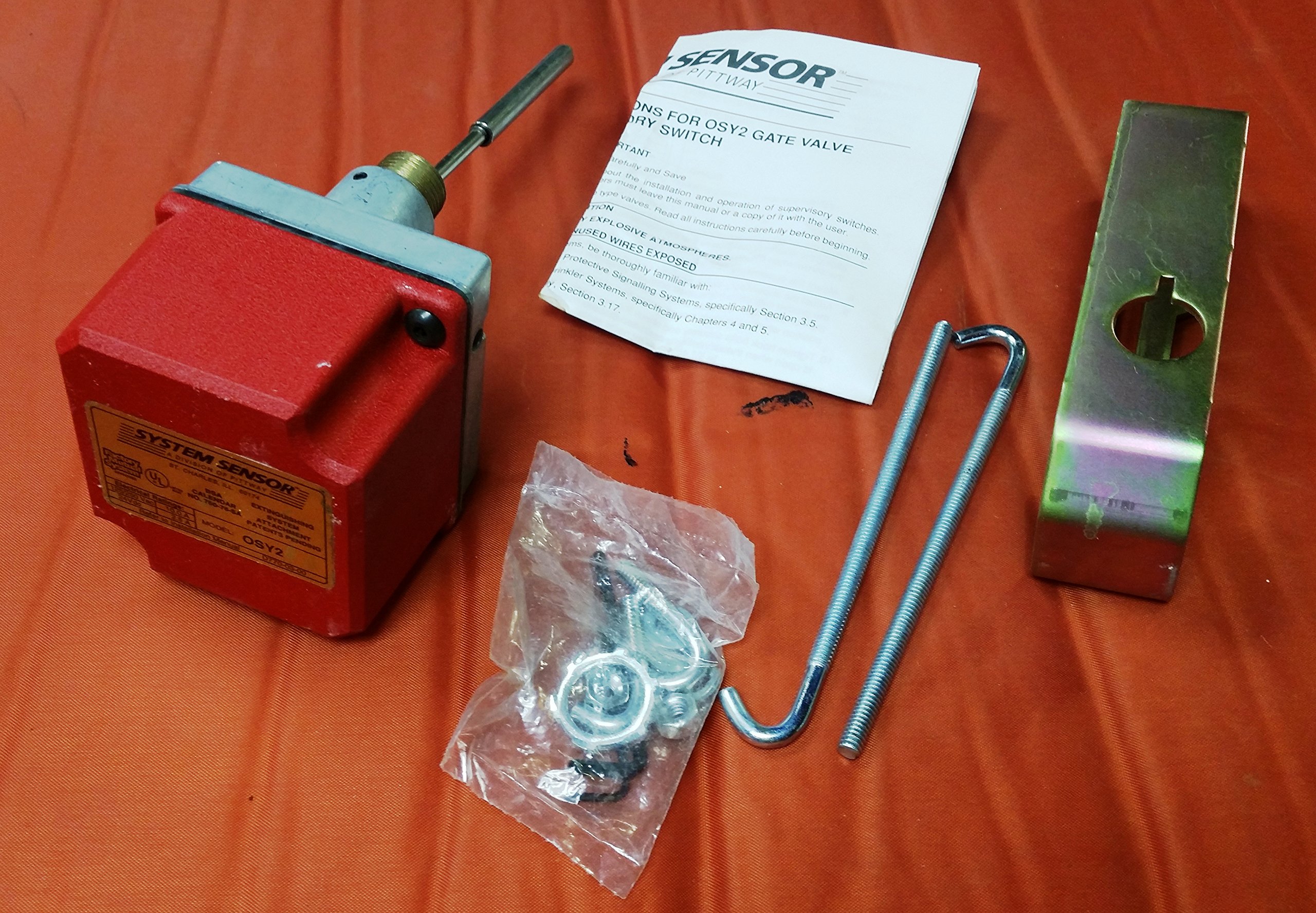 System Sensor OSY2 Supervisory Switch - 10A Fire Alarm Accessory for Commercial & Industrial Buildings - Ideal for HVAC, Elevator, and Door Control Systems