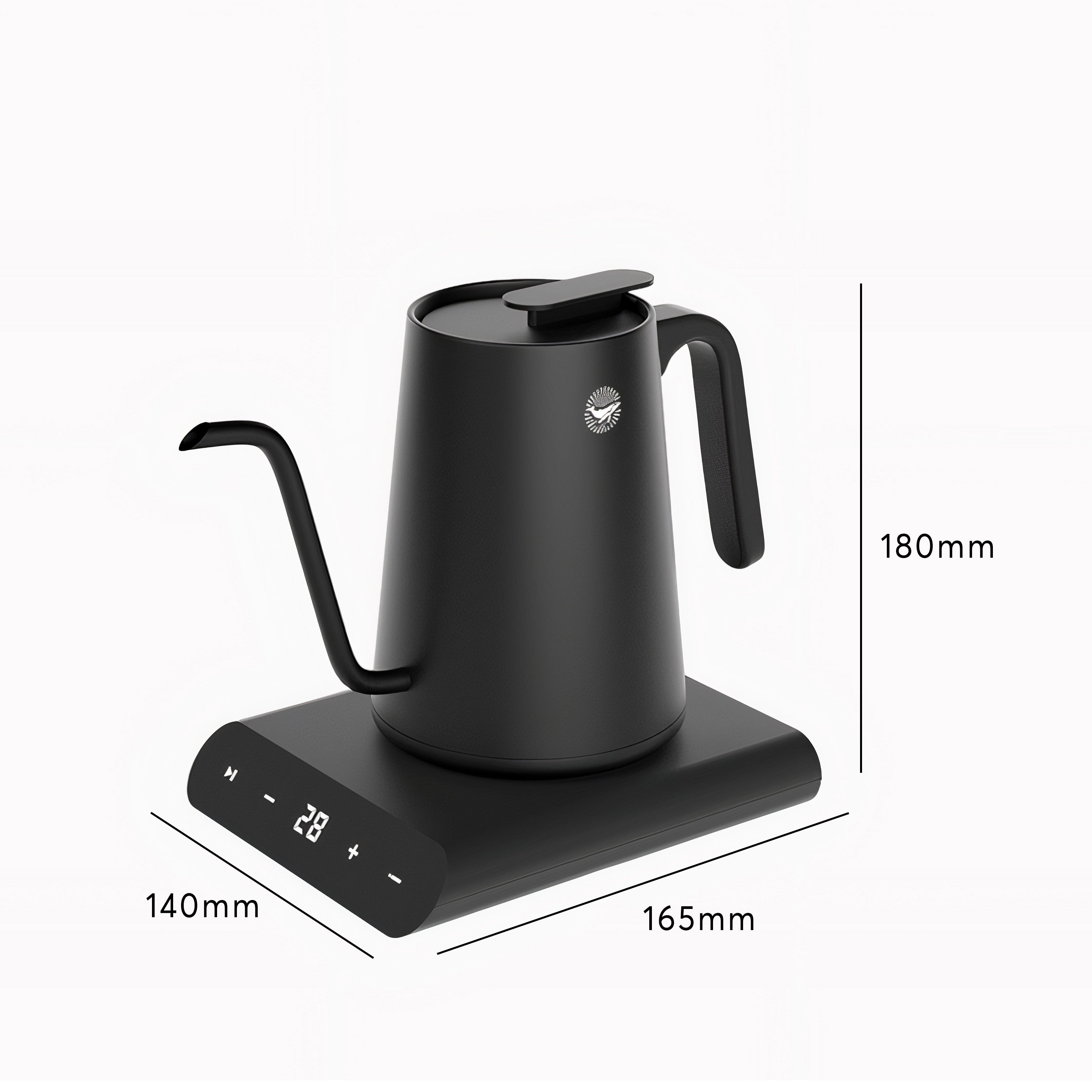 Premium Hand Brewed Coffee Kettle - Stainless Steel Pour Over Kettle with Ergonomic Handle for Perfect Coffee Brewing | Ideal for Home Baristas, Coffee Shops & Camping