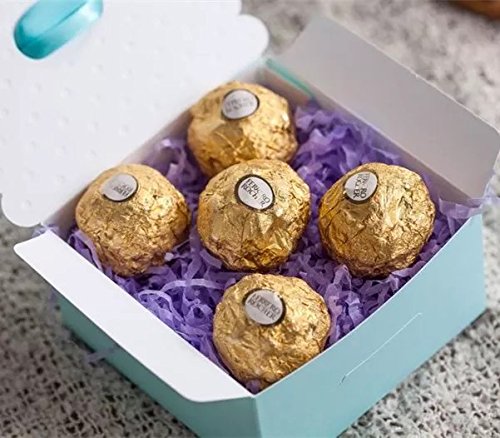 30 PCS Baby Shower Favors - Cute Angel Wings Chocolate Gift Box for Baby Girl & Boy, Birthday Party Supplies, Baby Shower Guests, Wedding Favors - Perfect for Gender Reveals, Christenings & 1st Birthday Celebrations